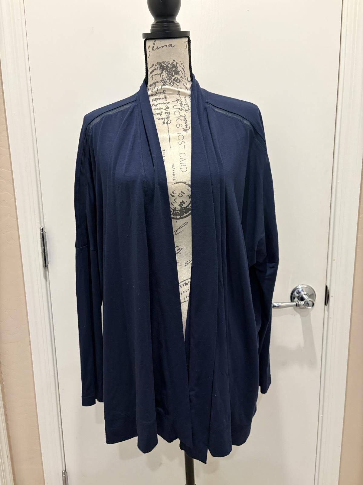 Other Columbia Navy Lightweight Open Cardigan - Size L Size L / US 10 / IT 46 - 1 Thumbnail