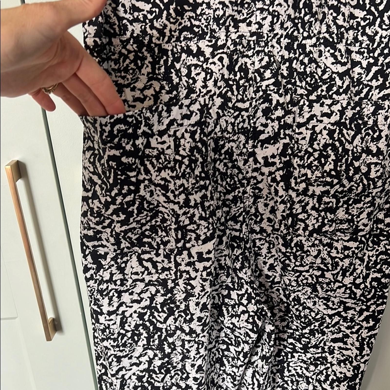 Pistol Lake Pistola Black and White Printed Jumpsuit Size 28" / US 6 / IT 42 - 9 Thumbnail
