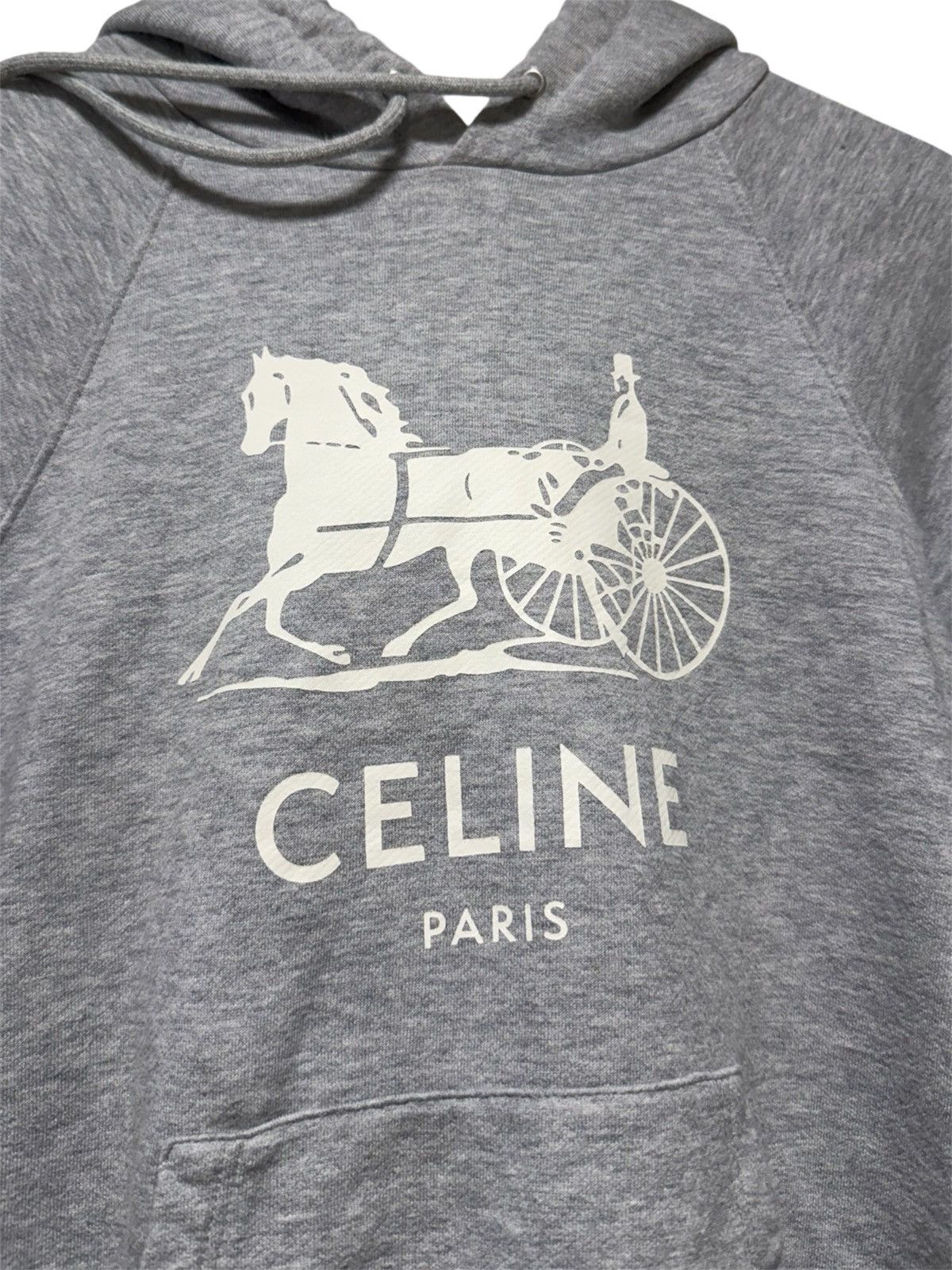 Celine Celine Women’s Cashmere Cotton Blend Classic Logo Hoodie XS Size XS / US 0-2 / IT 36-38 - 3 Thumbnail