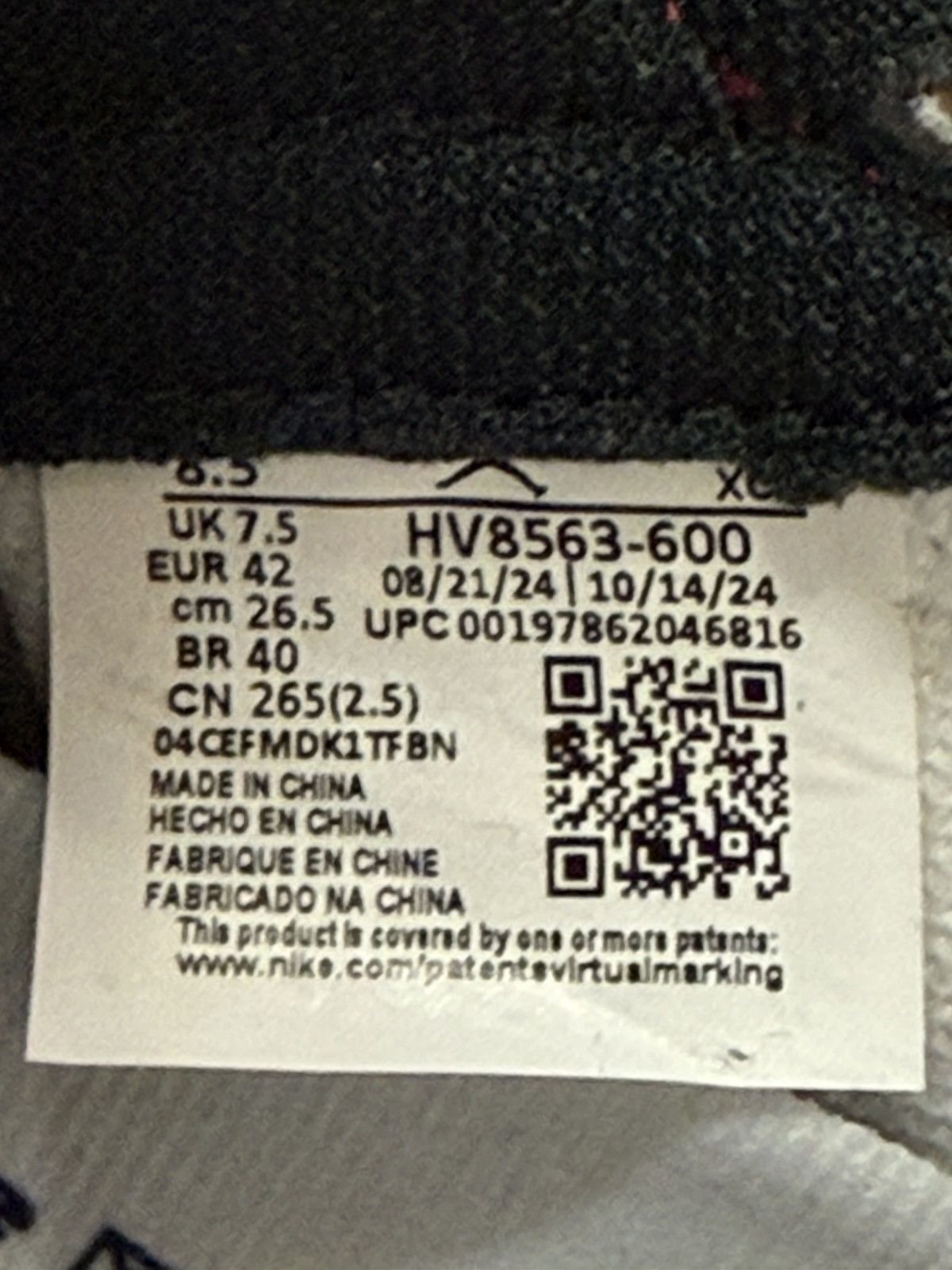Nike AJ1 Union LA Chicago Shadow Size US 8.5 / EU 41-42 - 10 Thumbnail