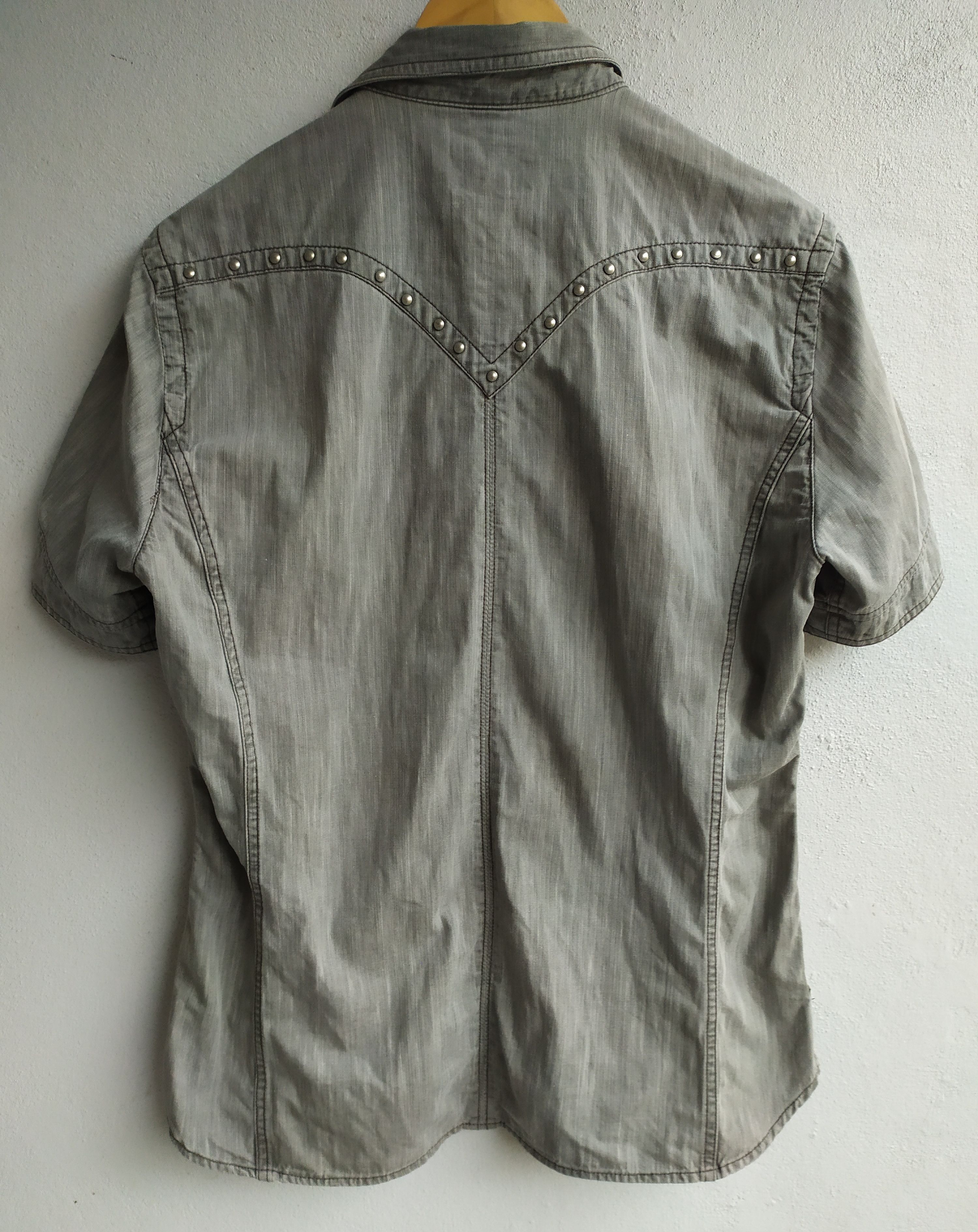 If Six Was Nine × Japanese Brand × Le Grande Bleu (L.G.B.) Japanese Nicole Club For Men ButtonUp Shirt Jeans Style Size US M / EU 48-50 / 2 - 2 Thumbnail