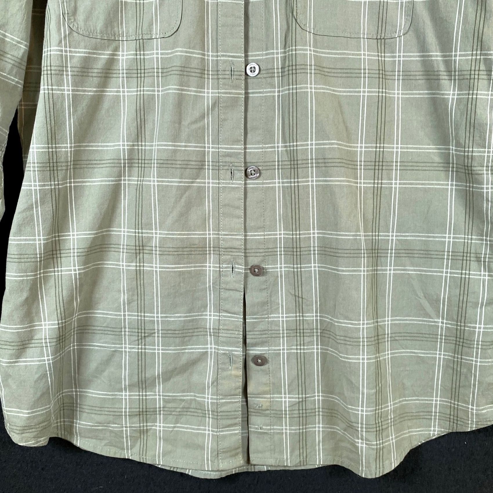 Vintage Cabela's Mens Shirt Green Plaid Button-Down Long Sleeve Outdoor Pockets Small Size US S / EU 44-46 / 1 - 5 Thumbnail