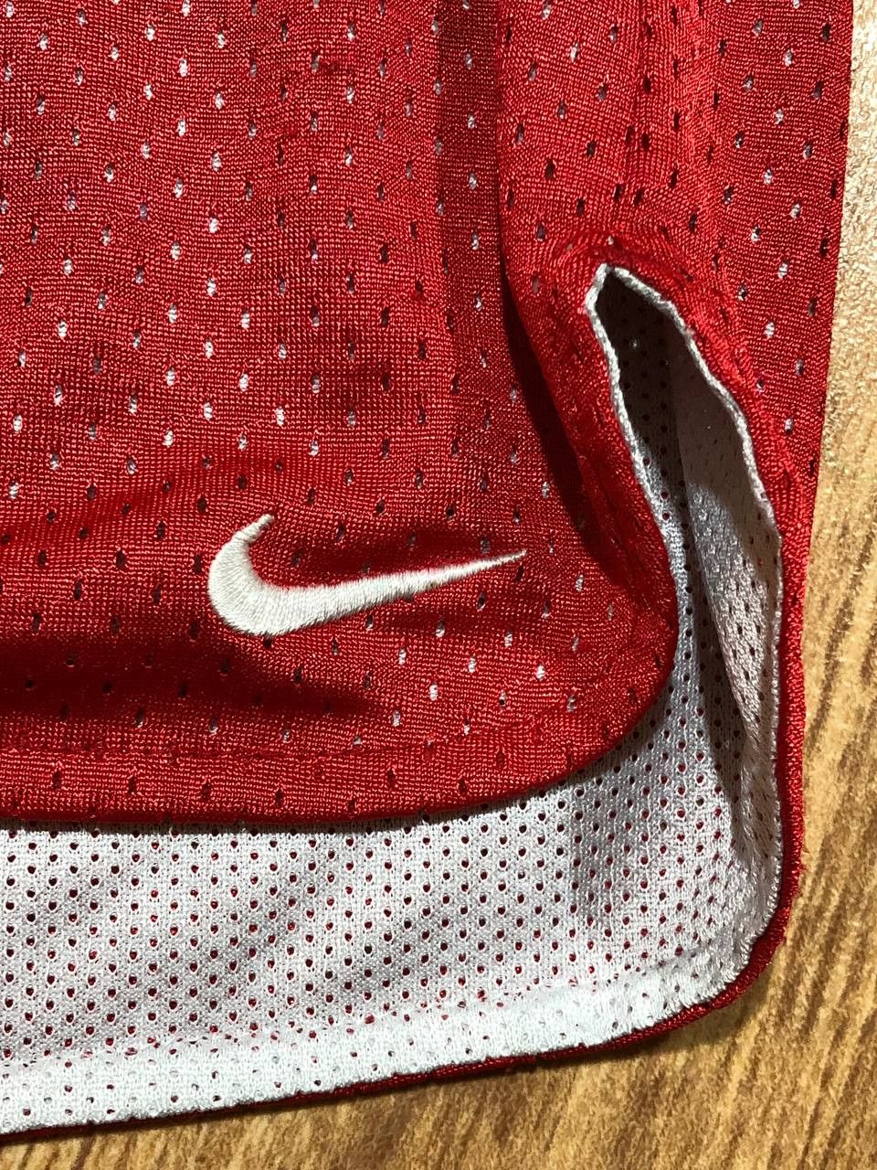 Nike streetwear shorts red NIKE logo Vintage crazy Y2K size M Size 32" / US 10 / IT 46 - 6 Thumbnail