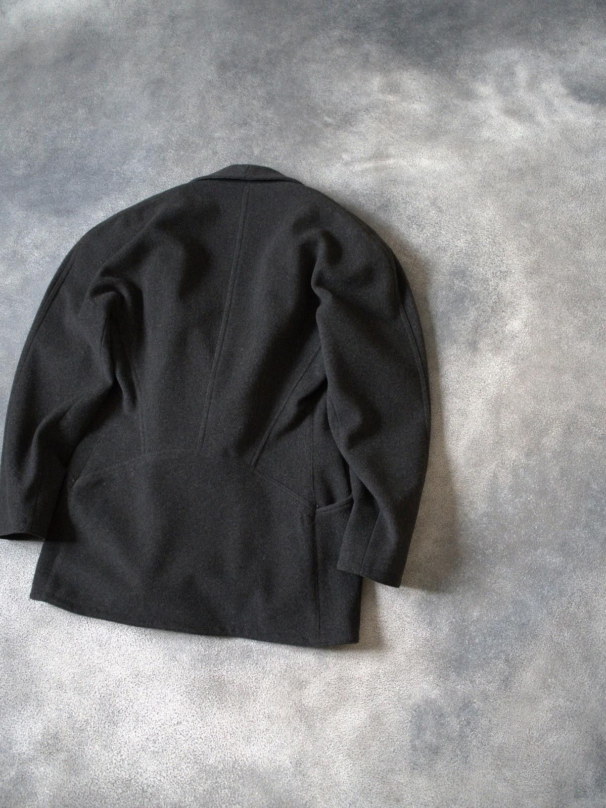 Versace F/W 1986 Gianni Versace Asymmetric Wool / Cashmere Coat Size S / US 4 / IT 40 - 10 Thumbnail