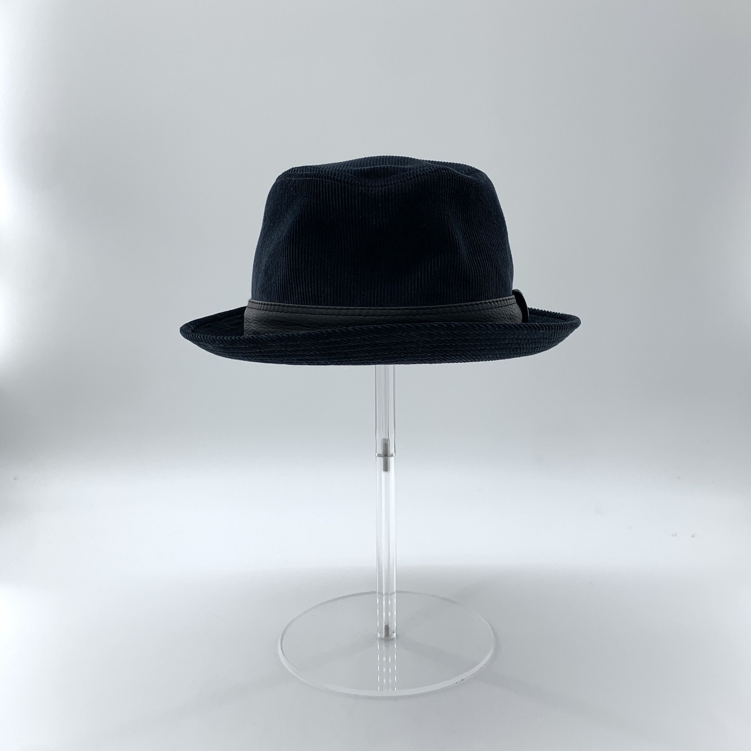 Hermes Hermes Corduroy Bucket Hat Navy (60 cm) Size ONE SIZE - 1 Thumbnail