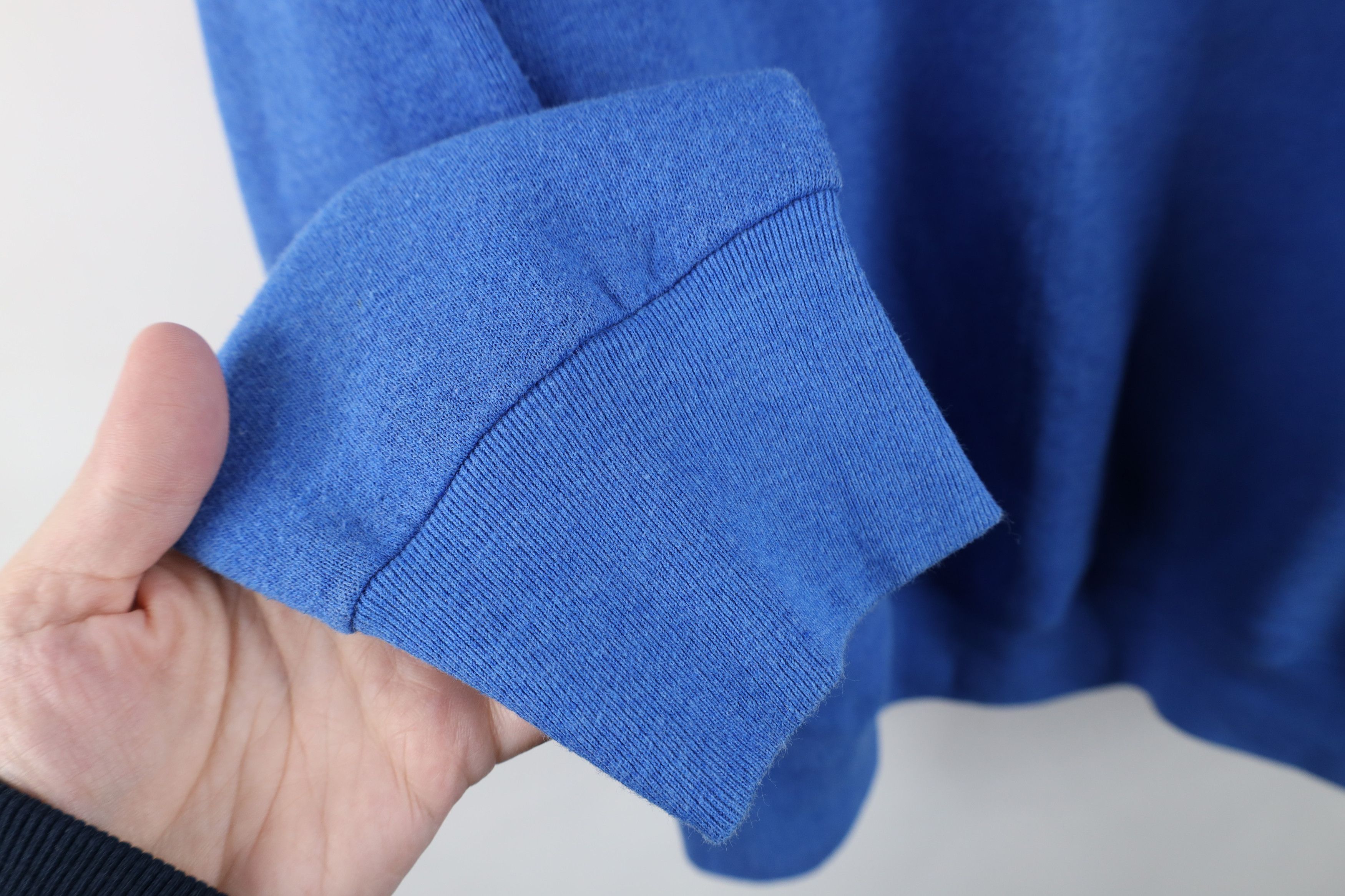 Vintage Vintage 90s Hockey Mom Varsity Crewneck Sweatshirt Blue USA Size L / US 10 / IT 46 - 7 Thumbnail