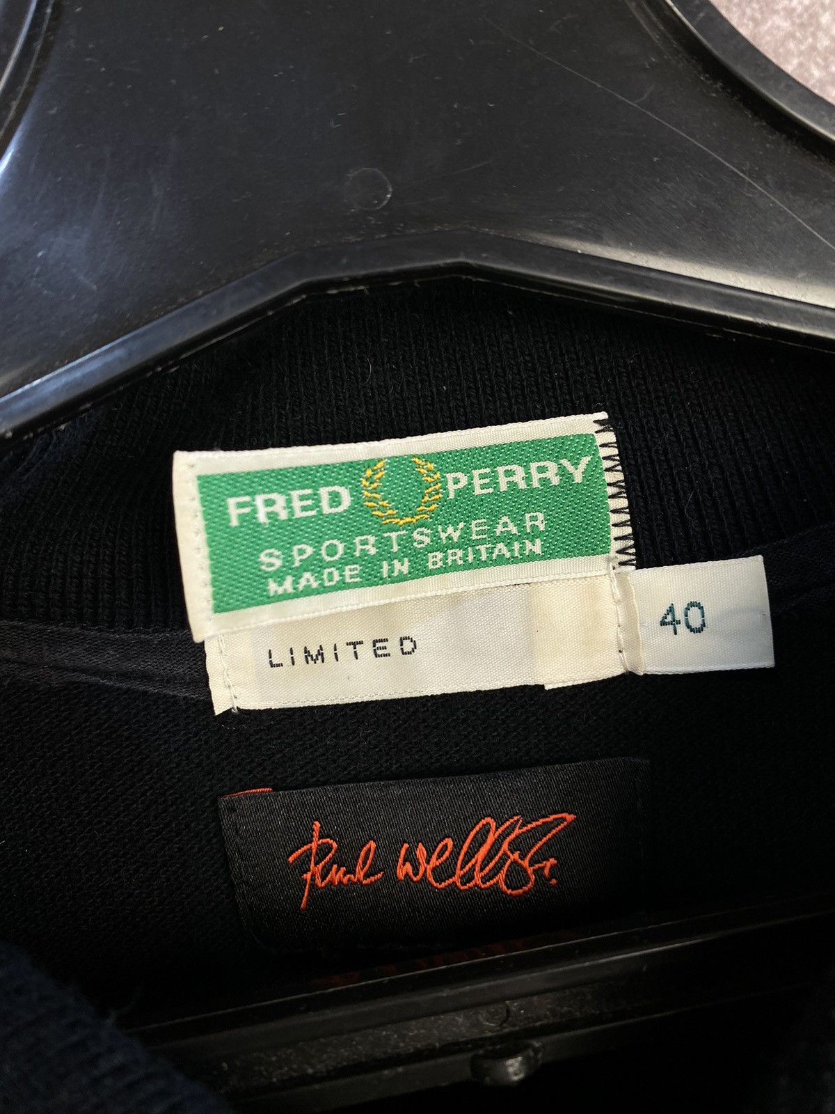 Fred Perry Vintage Fred Perry Black & Yellow Short Sleeve Polo Size US M / EU 48-50 / 2 - 5 Thumbnail