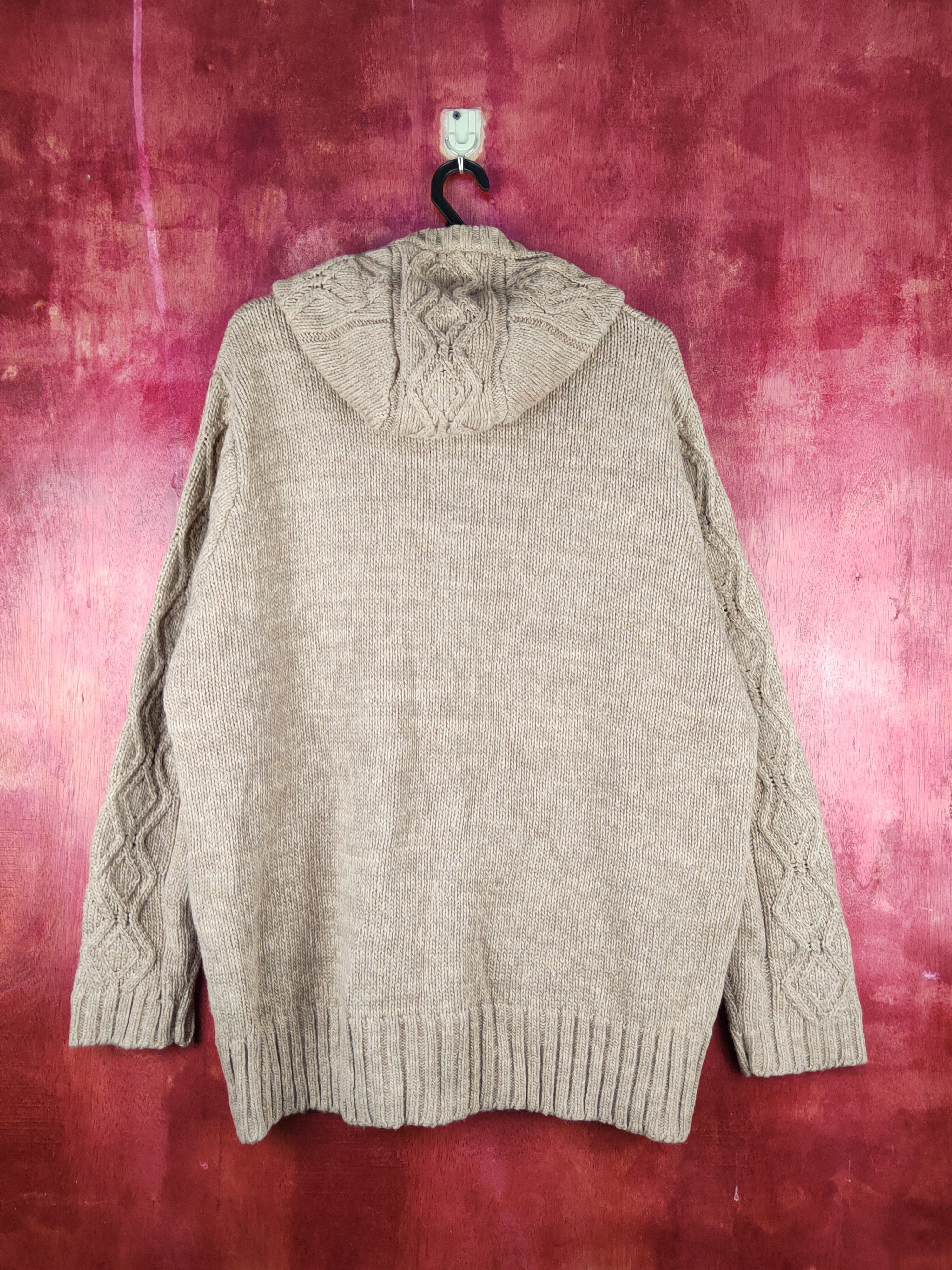 Japanese Brand Smile Land Beige Hoodie Knitwear cardigan Sweaters #S1577 Size US XL / EU 56 / 4 - 7 Thumbnail