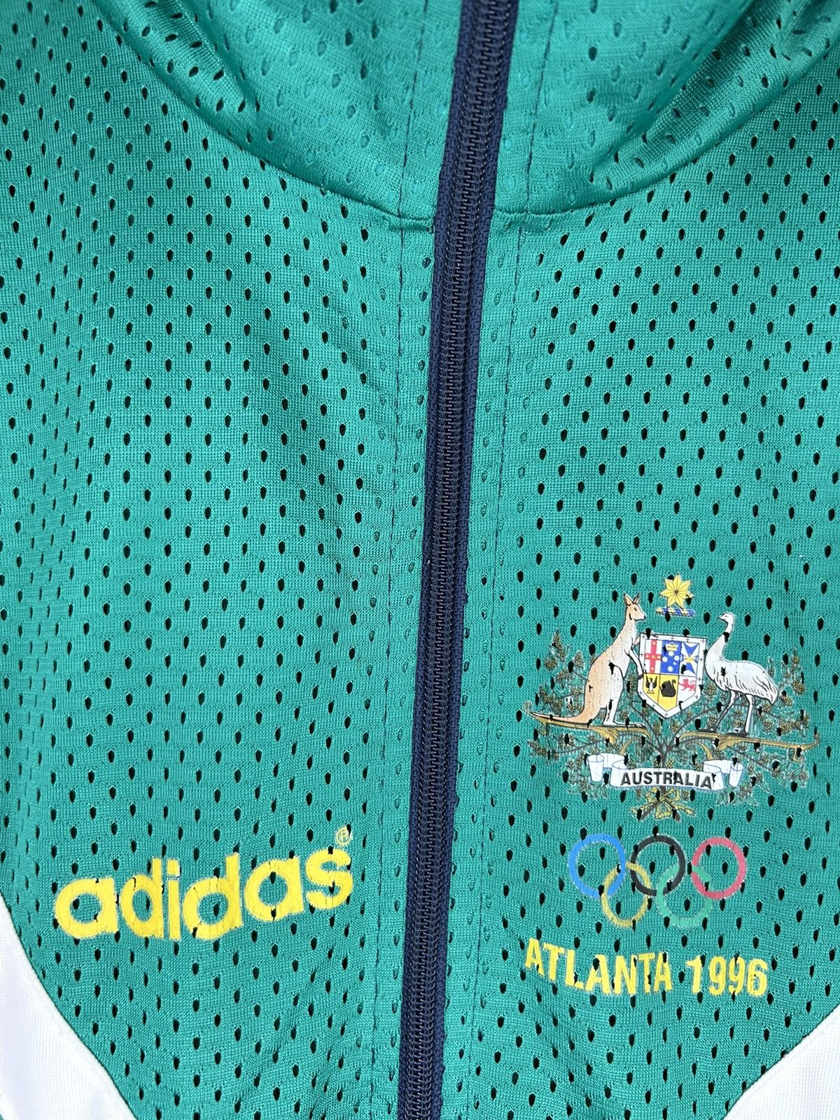 Adidas × USA Olympics × Vintage Vintage Adidas Atlanta 1996 Olympic Australia Jacket RARE Size US XL / EU 56 / 4 - 3 Thumbnail