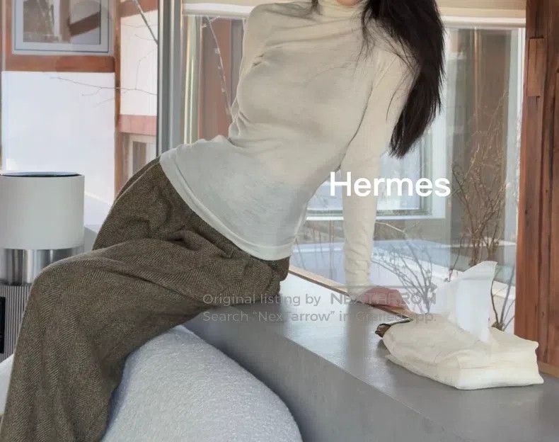 Hermes Hermes Cashmere sweater Size XXS / US 00 / IT 34 - 1 Thumbnail