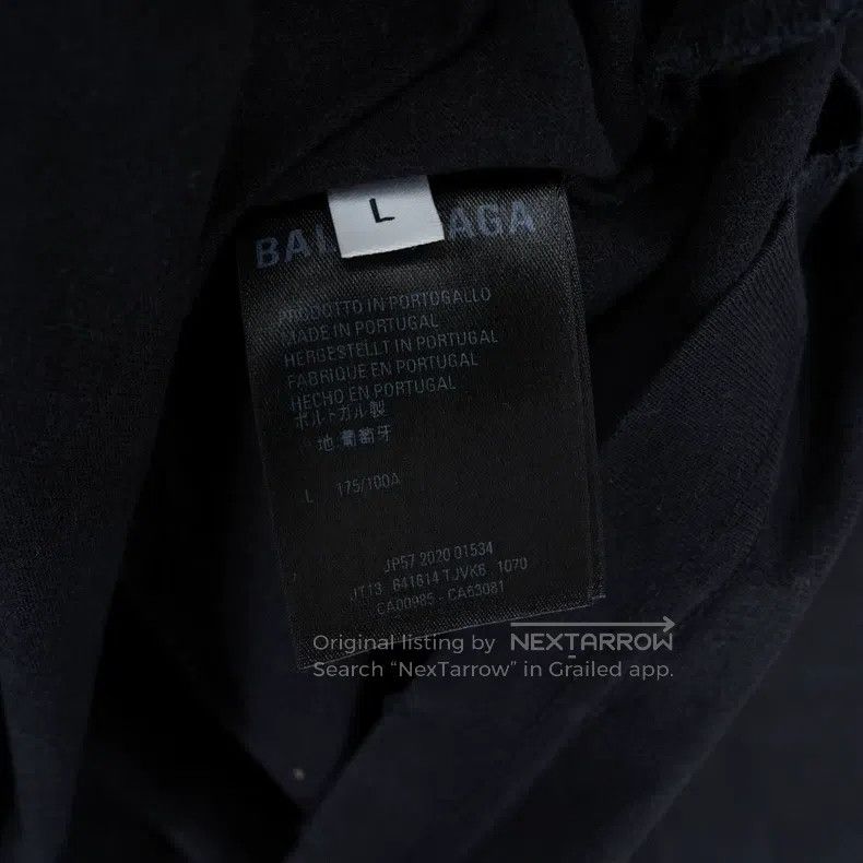 Balenciaga Balenciaga Marathon destroyed short-sleeve Size US L / EU 52-54 / 3 - 5 Thumbnail