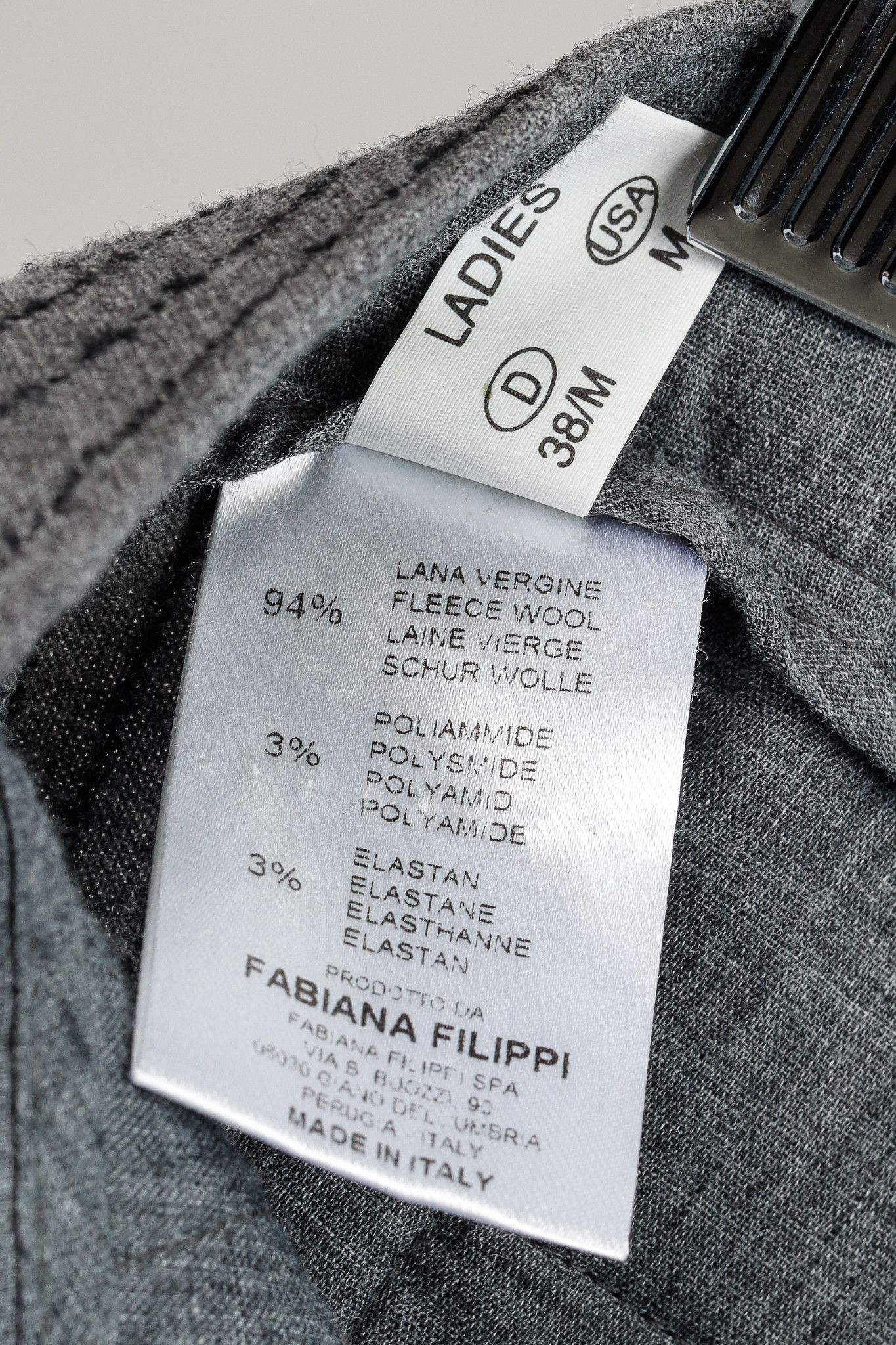 Fabiana Filippi Fabiana Filippi Grey Pin Striped Wool Pants Size 30" / US 8 / IT 44 - 11 Thumbnail