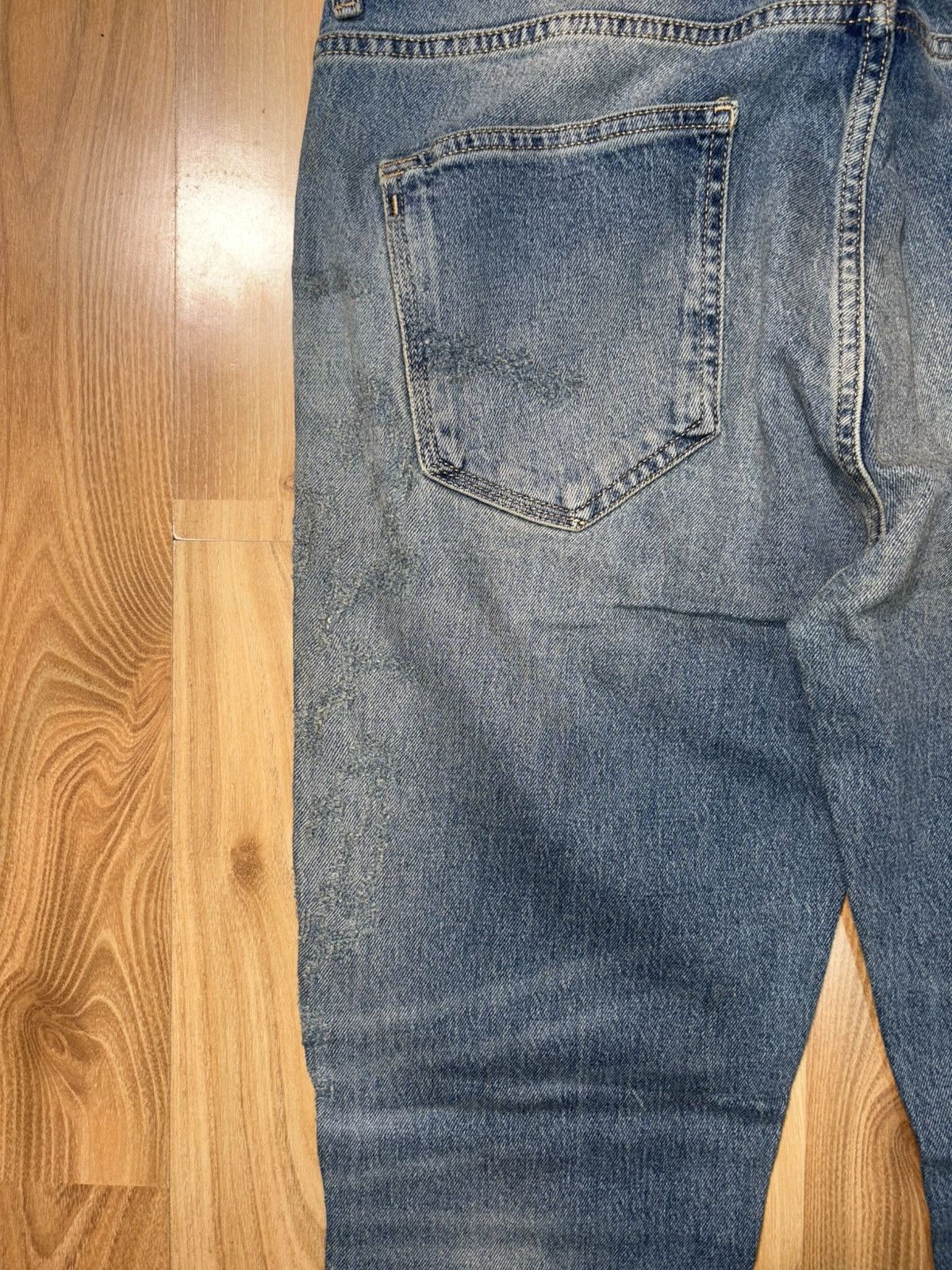 Zara ZARA MAN Denimwear Distressed Slim Jeans - Size 36 (NWT) Size US 36 / EU 52 - 12 Thumbnail