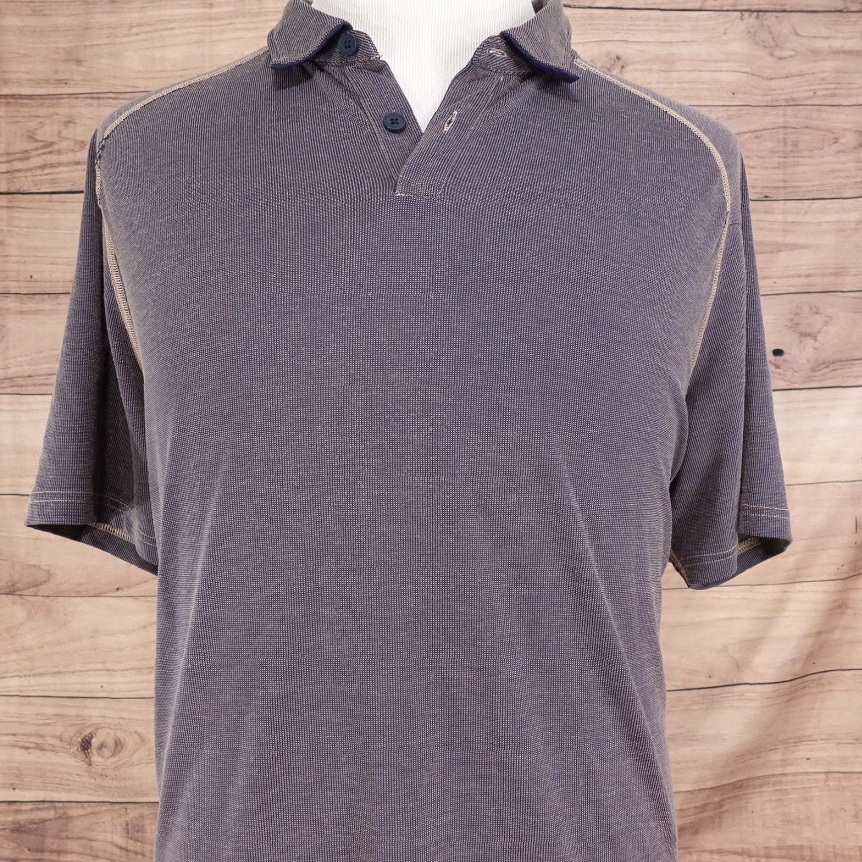 Rhone VINTAGE: No — Rhone Polo Shirt Mens 2XL Stretch Tencel Blend Performance Knit Casual Size US XXL / EU 58 / 5 - 2 Thumbnail