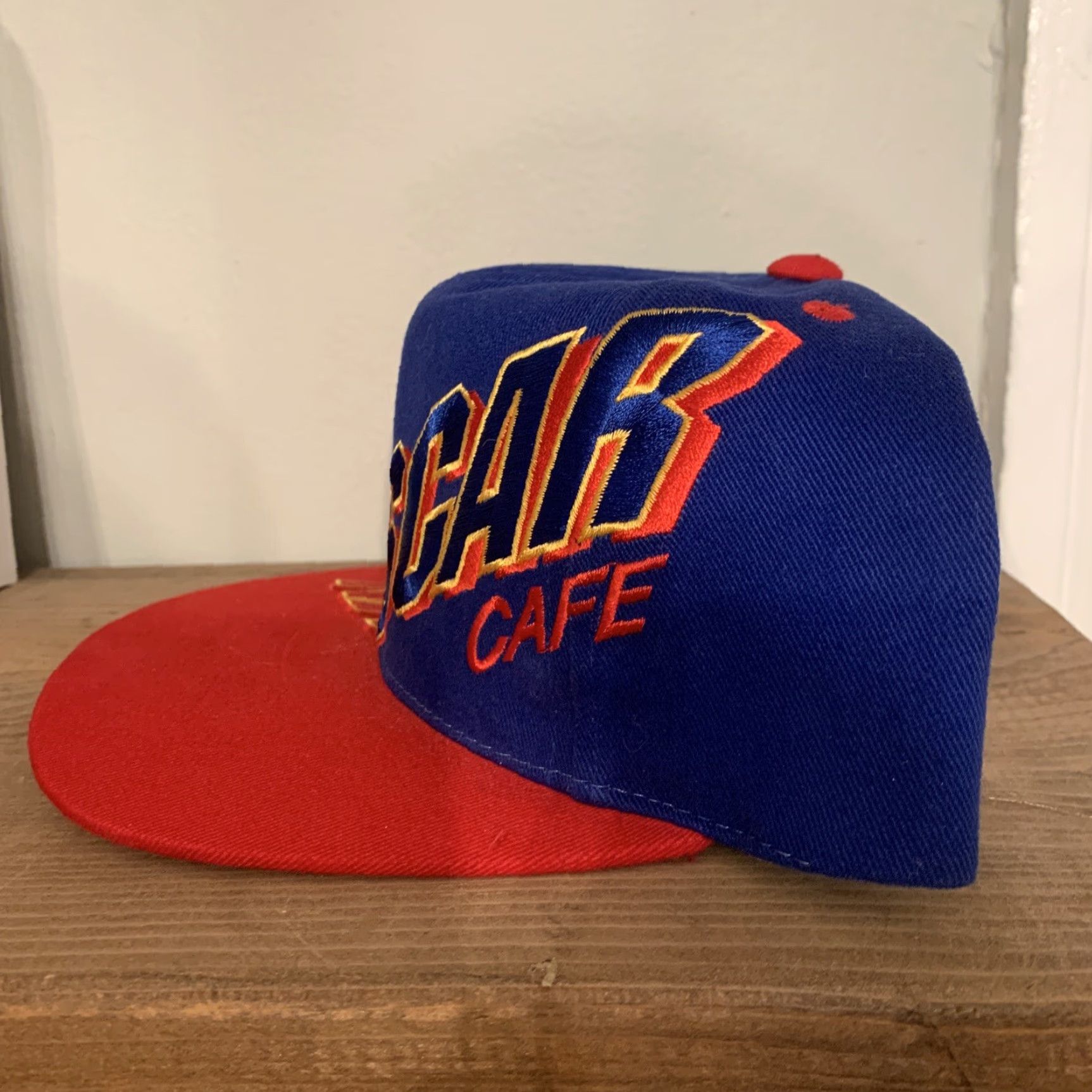 NASCAR VINTAGE Nascar Cafe Snapback Hat Myrtle Beach Big Logo Adjustable Blue Men’s Hat Size ONE SIZE - 2 Thumbnail