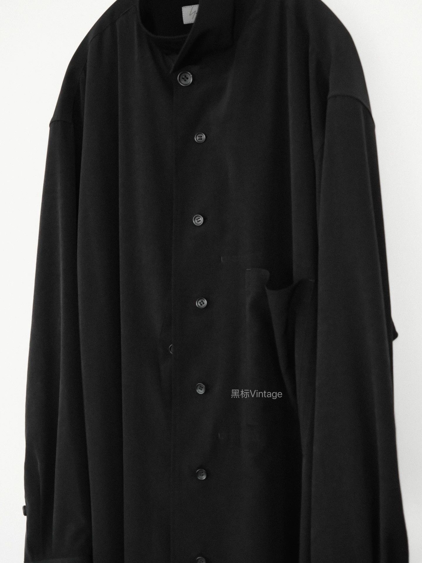 Yohji Yamamoto Yohji Yamamoto 23ss Vintage Triacetate Long Tab Shirt Men Size US M / EU 48-50 / 2 - 6 Thumbnail