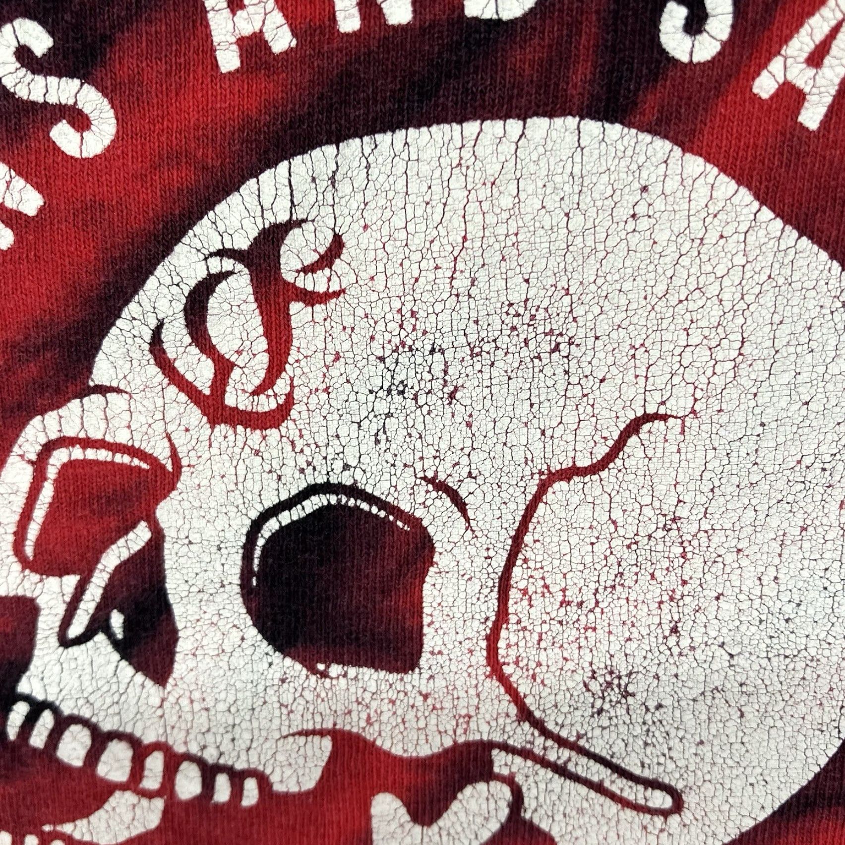 Fruit Of The Loom VINTAGE Deathcore T-Shirt Adult Medium Red Graphic Print Skull Shirt Men's Limited Edition Size US M / EU 48-50 / 2 - 7 Thumbnail