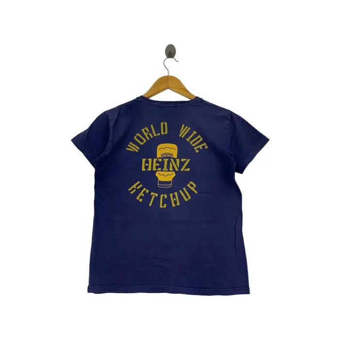 Beams Plus BEAMS PLUS x HEINZ Tomato Ketchup Pure Indigo Tee Shirt Size S / US 4 / IT 40 - 3 Thumbnail