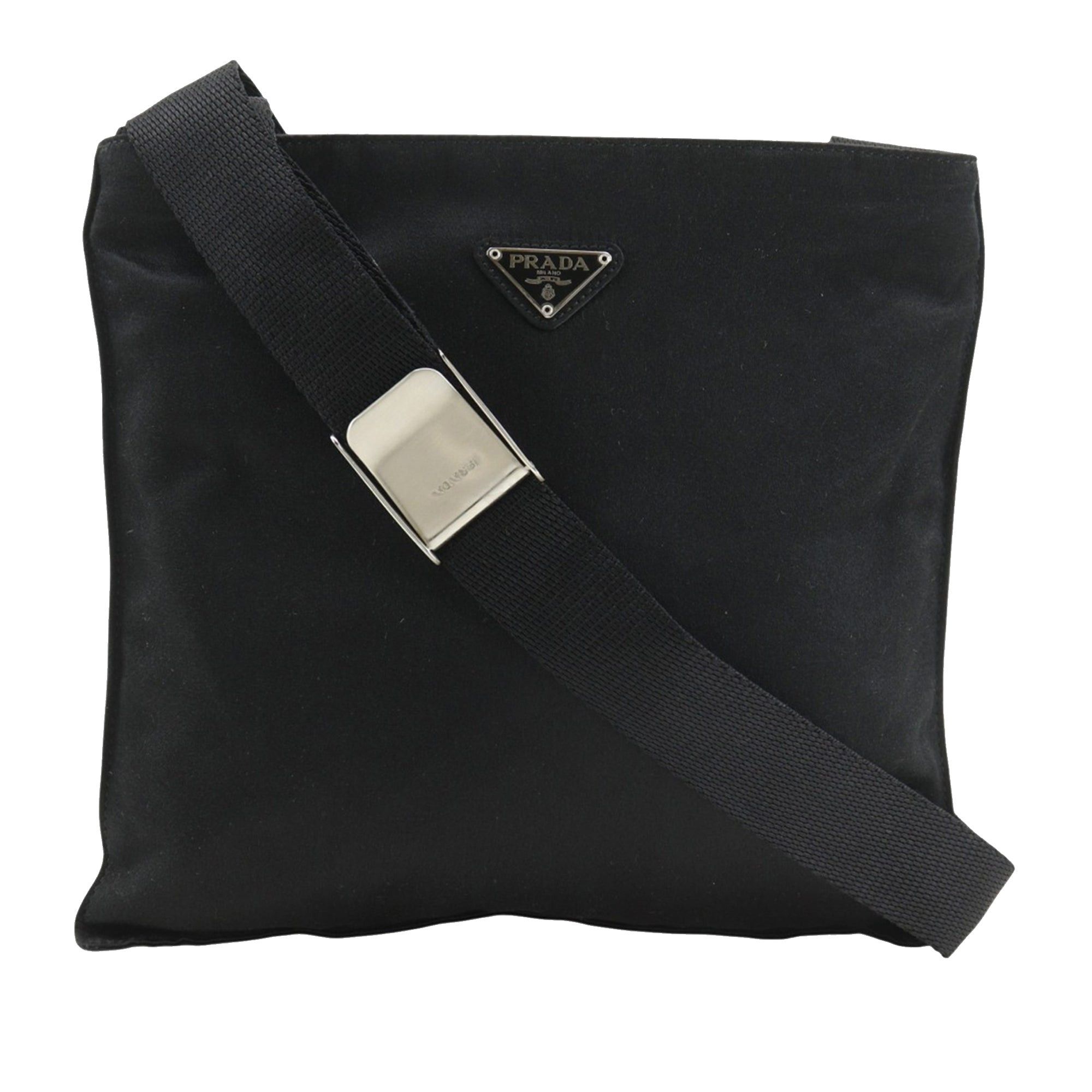 Prada Satin Zip Top Crossbody Size ONE SIZE - 1 Thumbnail