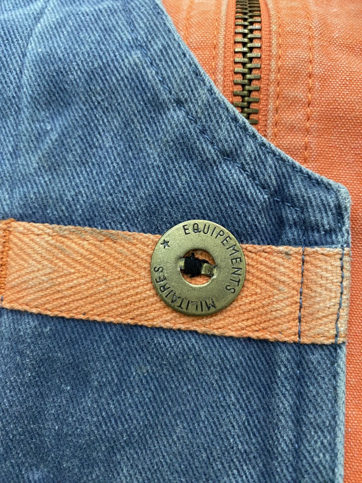 Japanese Brand × Vintage Vintage JUN MEN Military Equipment Denim Jacket Size US M / EU 48-50 / 2 - 6 Thumbnail