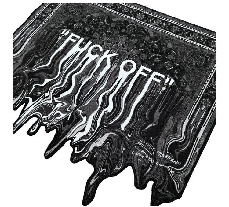 Other FUCK YOUR BRAND “FUCK OFF” DRIPPED RUG Size ONE SIZE - 2 Thumbnail
