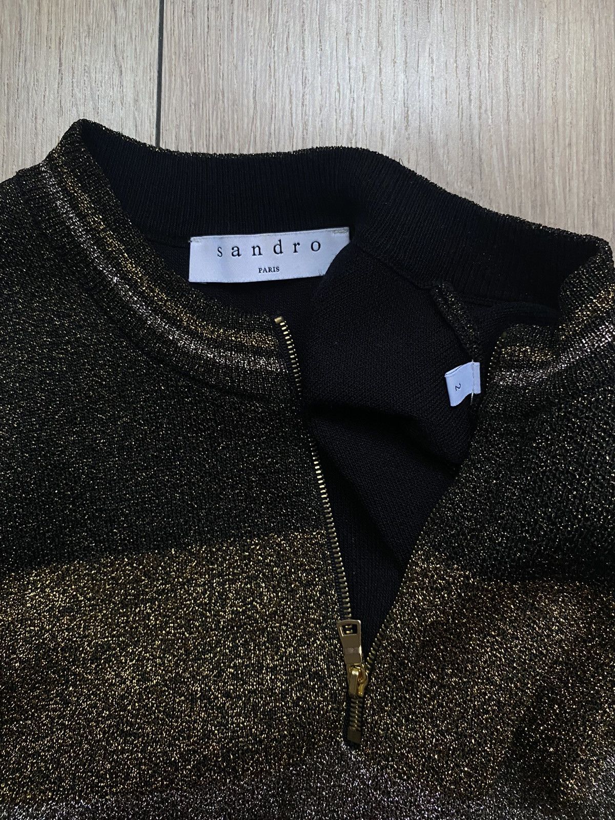 Sandro Sandro Quarter Zipper Sweatshirt Size M / US 6-8 / IT 42-44 - 3 Thumbnail