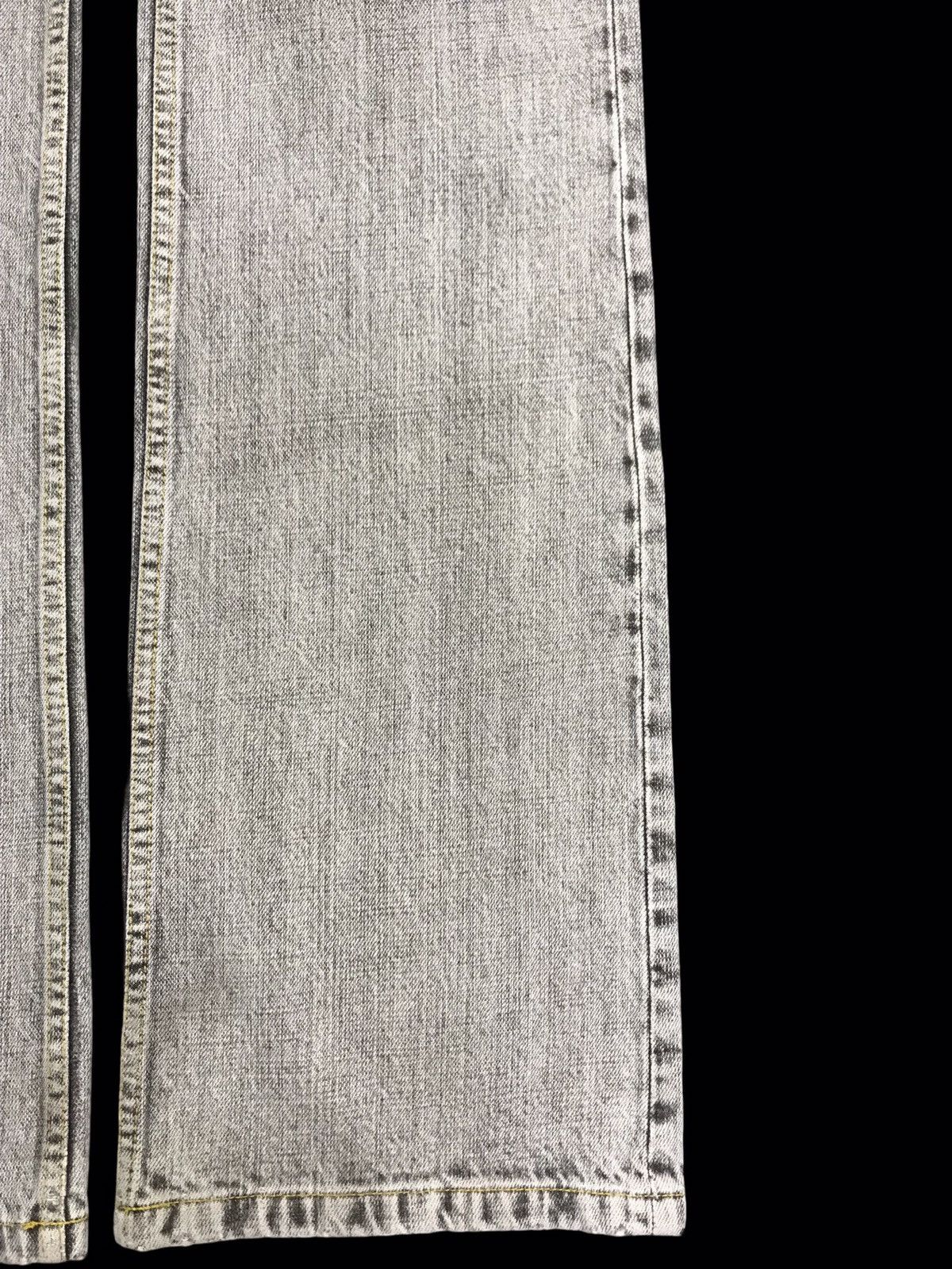 Designer × Japanese Brand 💥FLARE💥MONSIEUR NICOLE LIGHT BLACK WASH FLARE DENIM F190 Size US 32 / EU 48 - 7 Thumbnail