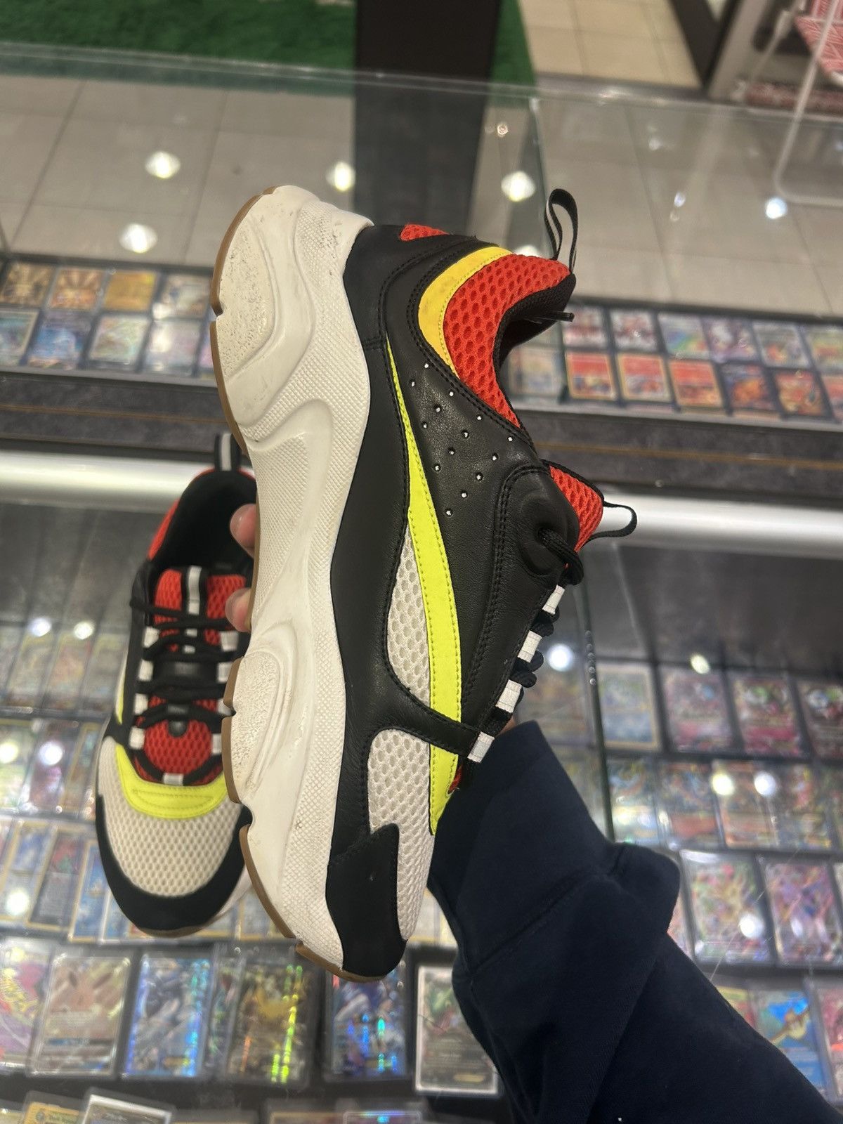 Dior Dior b22 black red neon Size US 7 / EU 40 - 4 Thumbnail