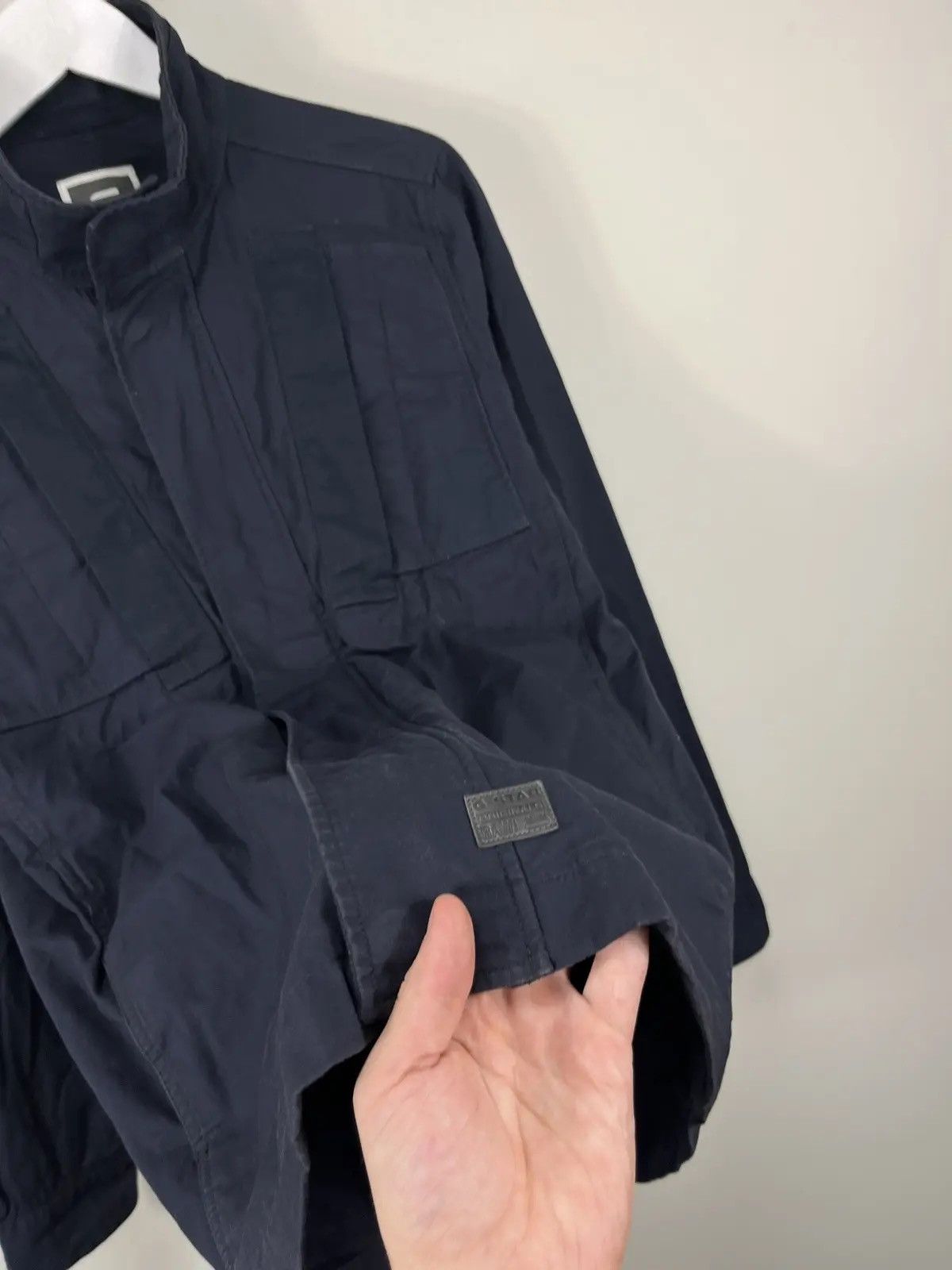 G-Star × Vintage Vintage G-Star Raw Y2K Navy Avant Garde Japanese Hype Jacket Size US M / EU 48-50 / 2 - 4 Thumbnail