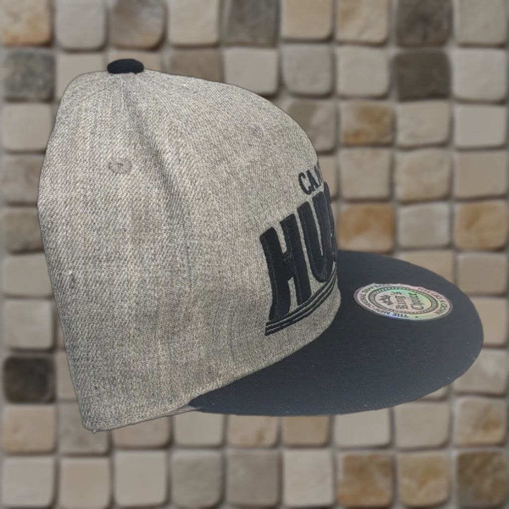 Logo 7 Kings Choice You Can't Knock The Hustle Black SnapBack Hat Basketball Logo Mens Adjustable Embroidered Hat Size ONE SIZE - 1 Thumbnail