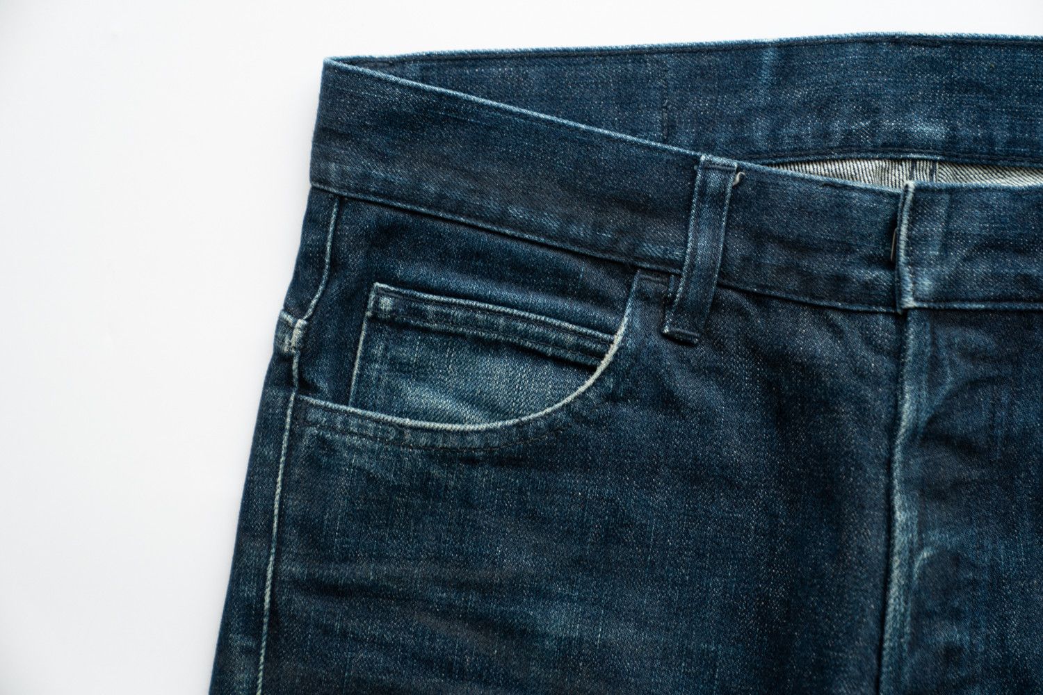 Balmain 2012FW 3D BIKER DEEP BLUE DENIM Decarnin Era Style Size US 27 - 9 Thumbnail