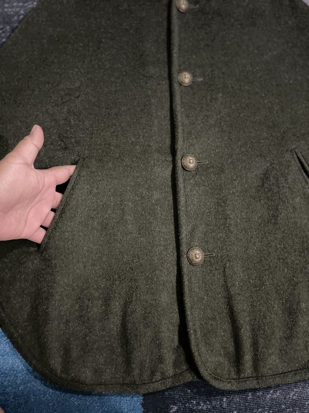 A.P.C. Vintage A.P.C Button Hoodie Wool Poncho Size XS / US 0-2 / IT 36-38 - 6 Thumbnail