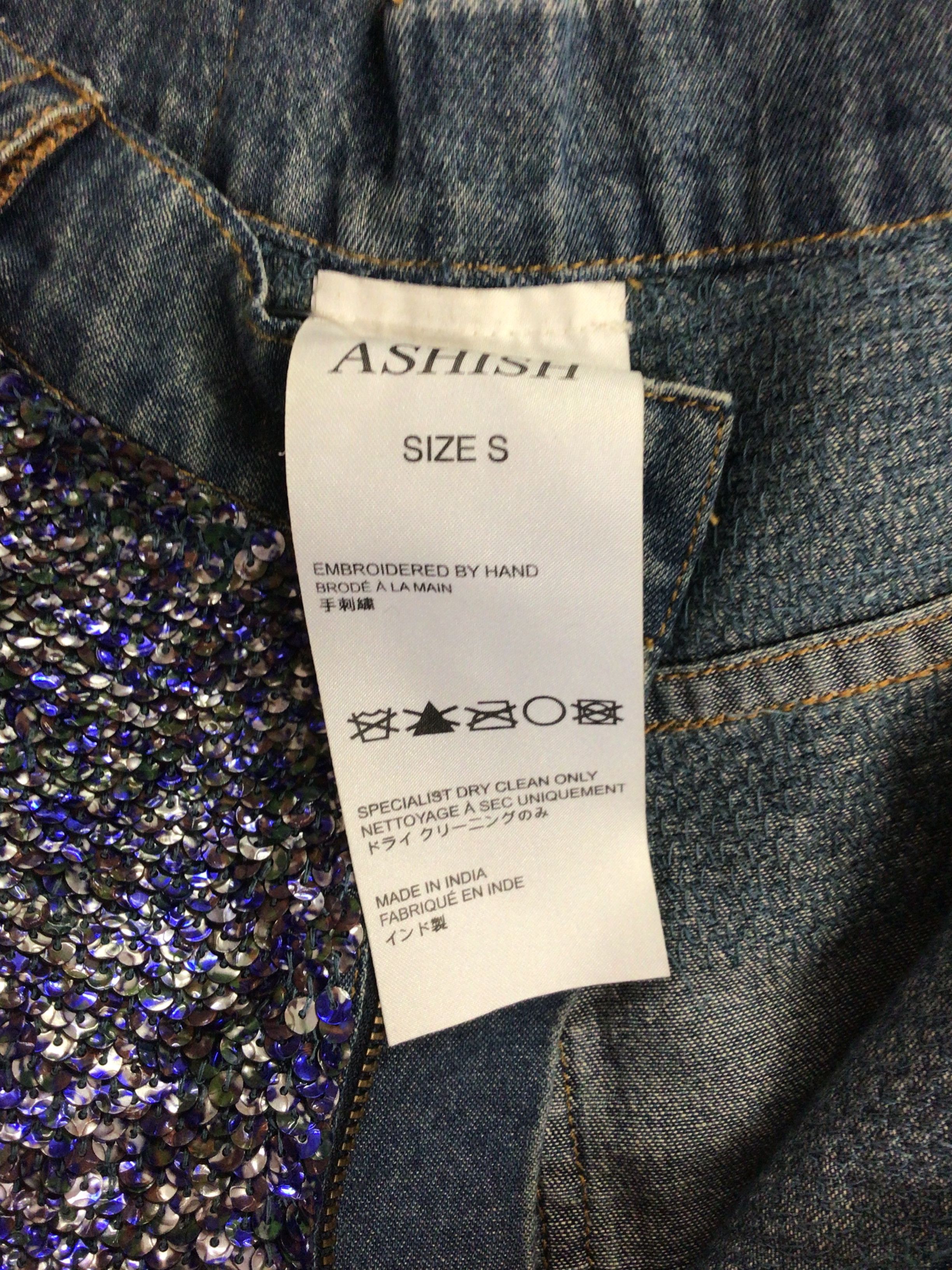 ASHISH Ashish Blue Jeans Size S Size 30" / US 8 / IT 44 - 3 Thumbnail