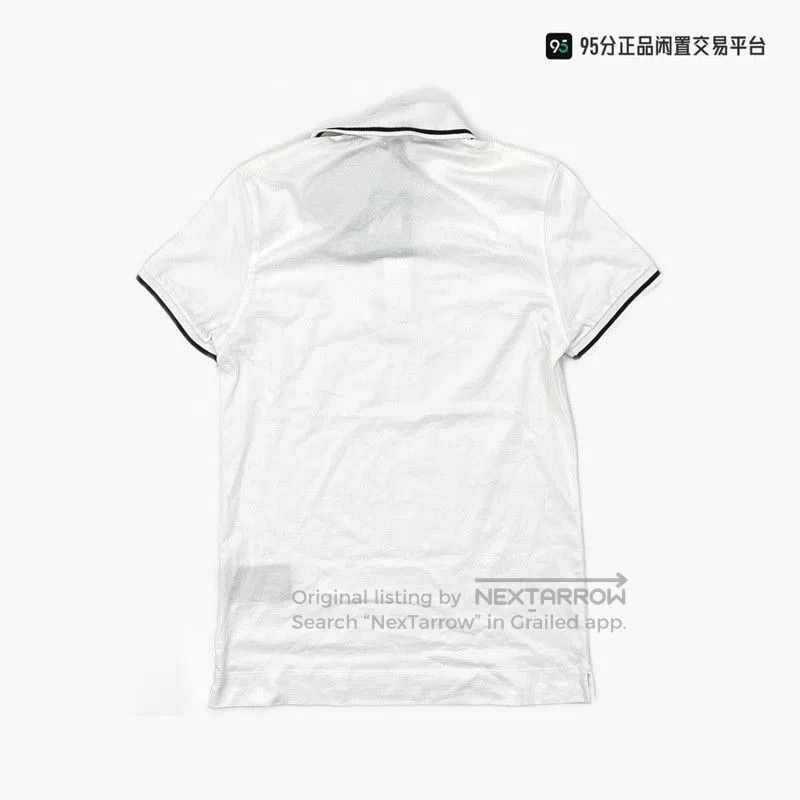 Ermenegildo Zegna Zegna FW22 Solid Logo Stripe Trim Short Sleeve Polo. Size US S / EU 44-46 / 1 - 6 Thumbnail