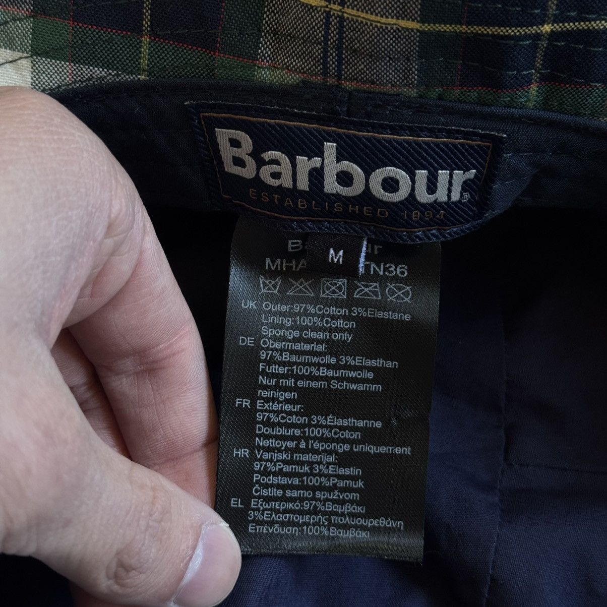 Barbour Barbour Vintage Hat Multi Colour Casuals Size M Men's Size 32 - 3 Thumbnail