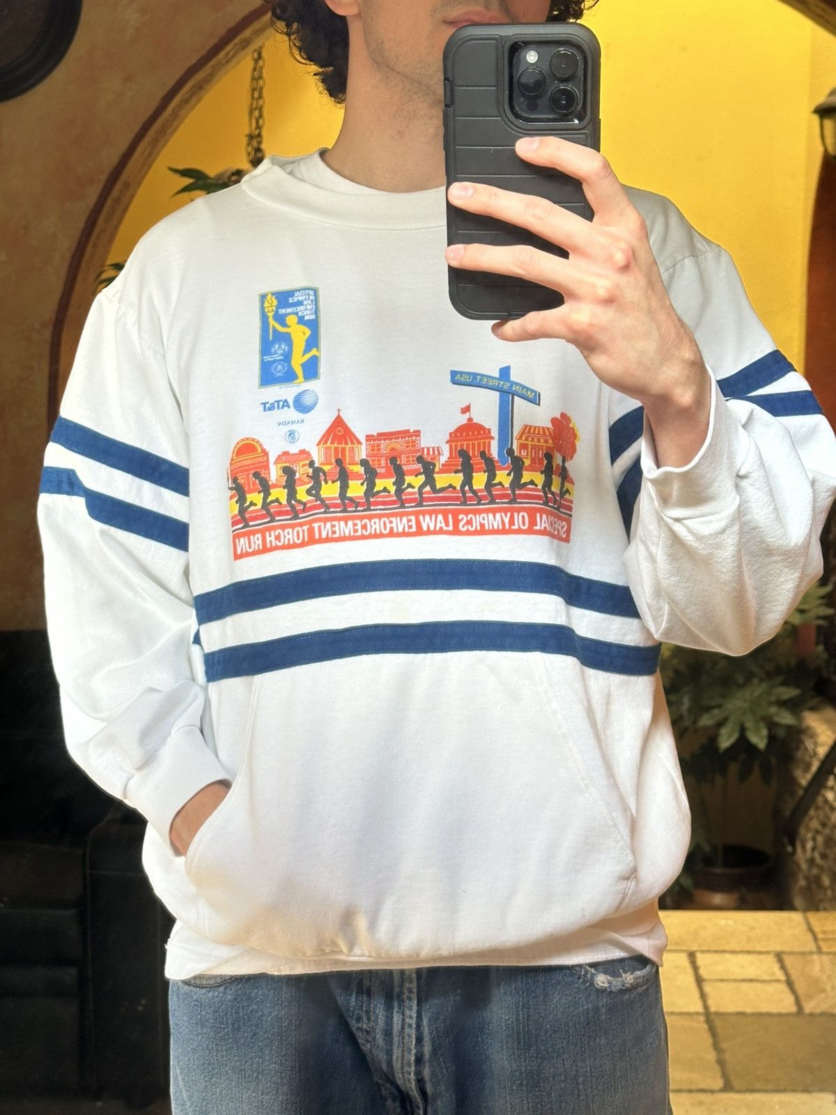 4GSELLER × Vintage vintage 80s Special Olympics Torch Run sweatshirt usa Size US L / EU 52-54 / 3 - 2 Thumbnail
