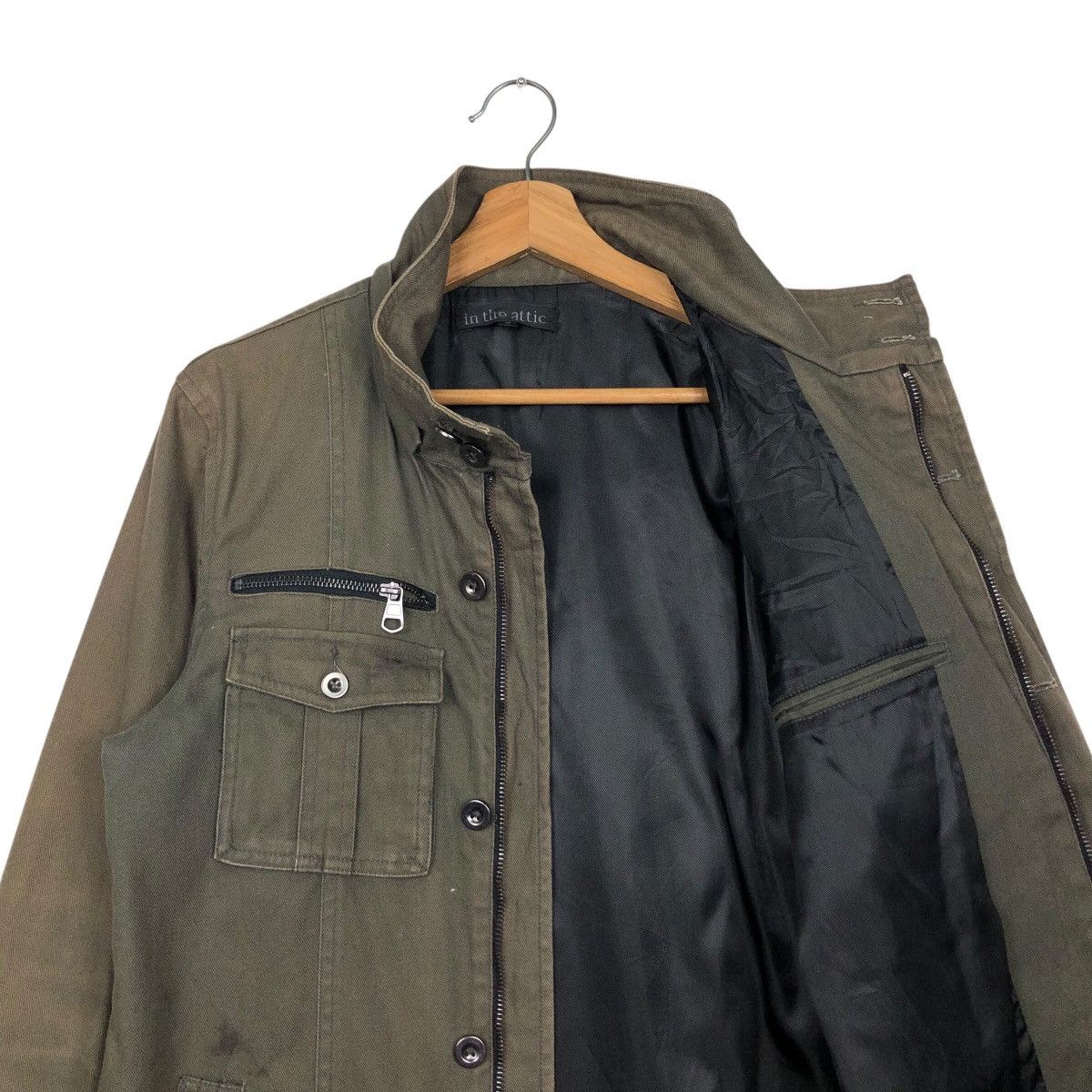 Hysteric Glamour 📌Vintage Biker Jacket In The Attic Military Multi Pocket Size US L / EU 52-54 / 3 - 13 Thumbnail