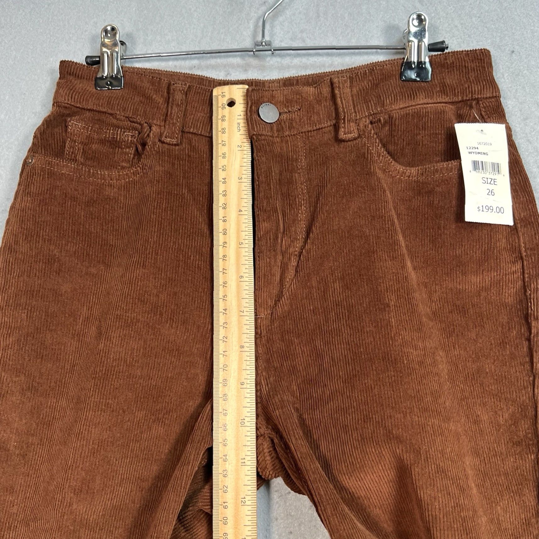 DL1961 DL1961 Bridget Brown Corduroy Cropped Bootcut Pants Womens Size 26 NWT Size 26" / US 2 / IT 38 - 7 Thumbnail
