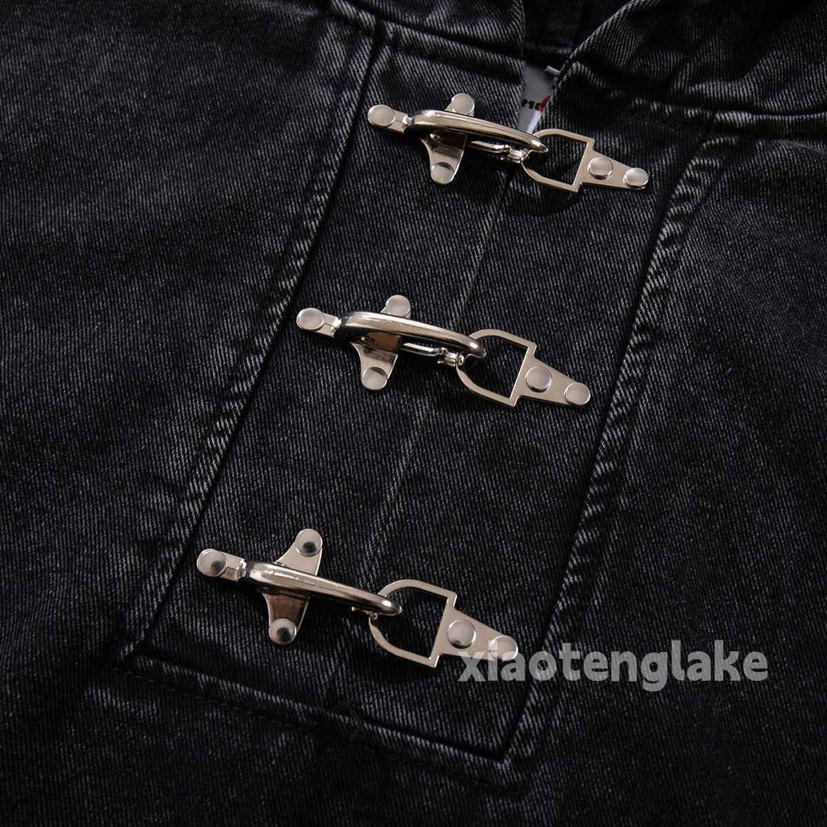 Vintage ltx washed faded denim yuppie y2k hiphop jacket Size US L / EU 52-54 / 3 - 6 Thumbnail