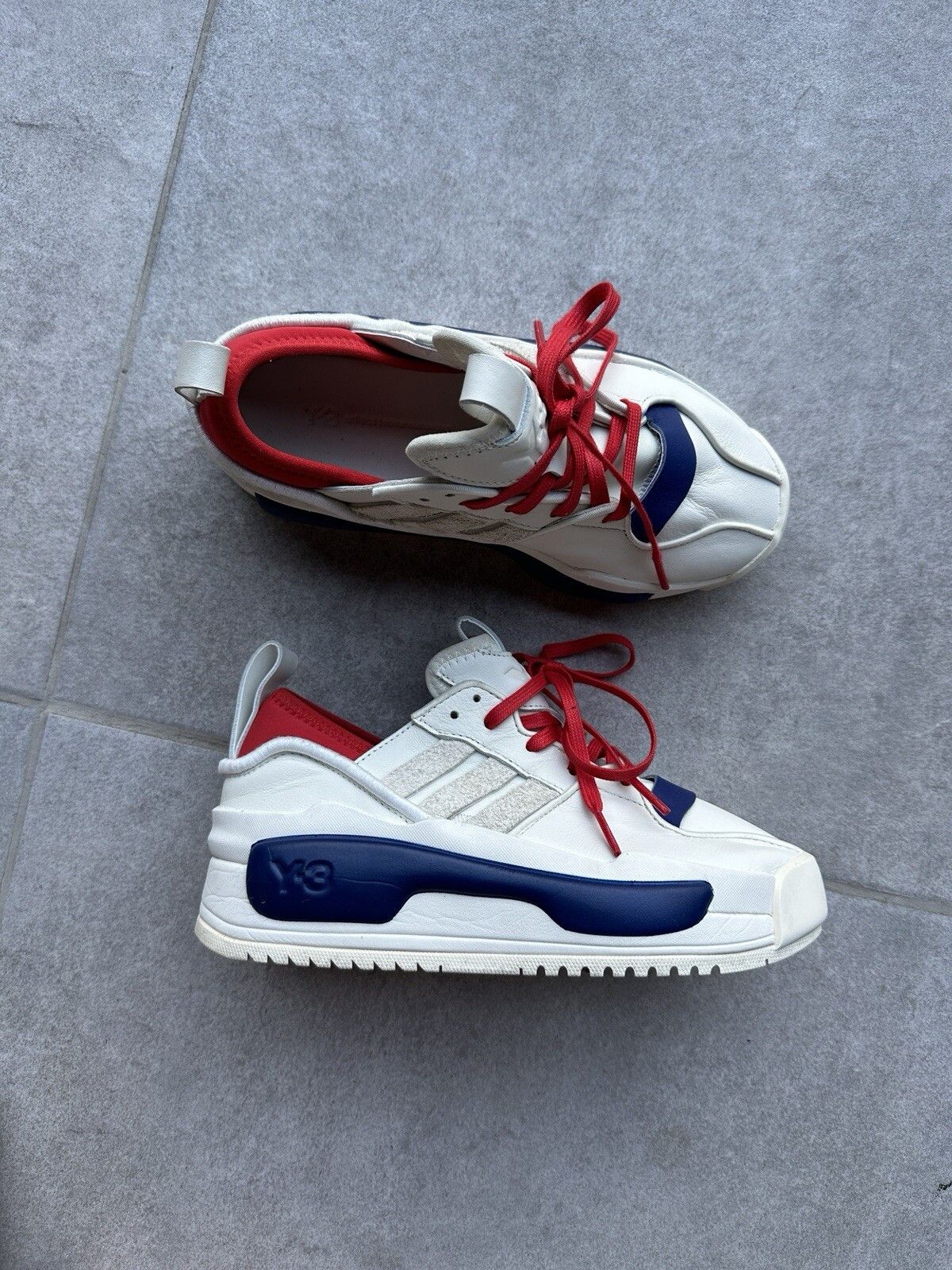 Adidas × Y-3 Adidas Y-3 Rivalry Womens Leather Sneakers Size US 6 / IT 36 - 2 Thumbnail