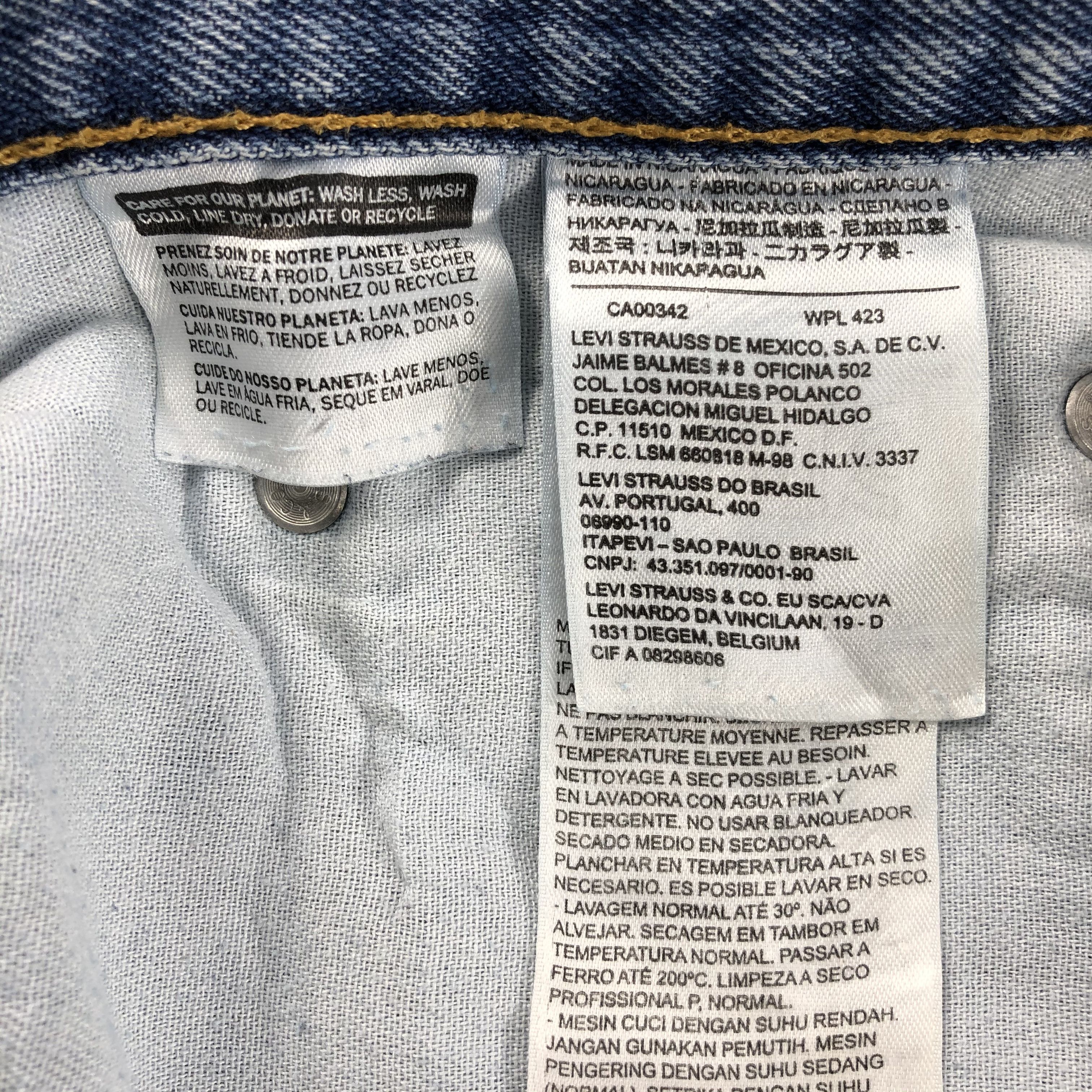 Levi's Vintage Blue Wash Levis 550 Jeans-J1719 Size US 42 / EU 58 - 17 Thumbnail