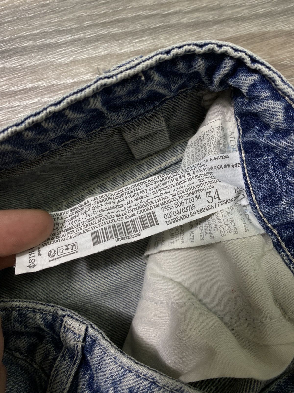 Japanese Brand × Vintage Distressed denim crash pants Y2K baggy Size US 28 / EU 44 - 8 Thumbnail