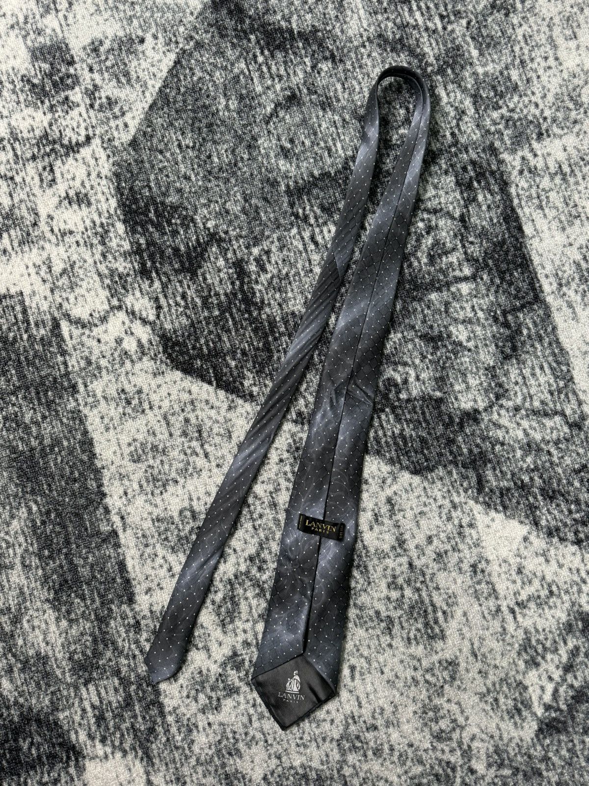 Lanvin × Vintage Vintage Lanvin Paris Tie Luxury Y2K STYLE 90s Size ONE SIZE - 6 Thumbnail