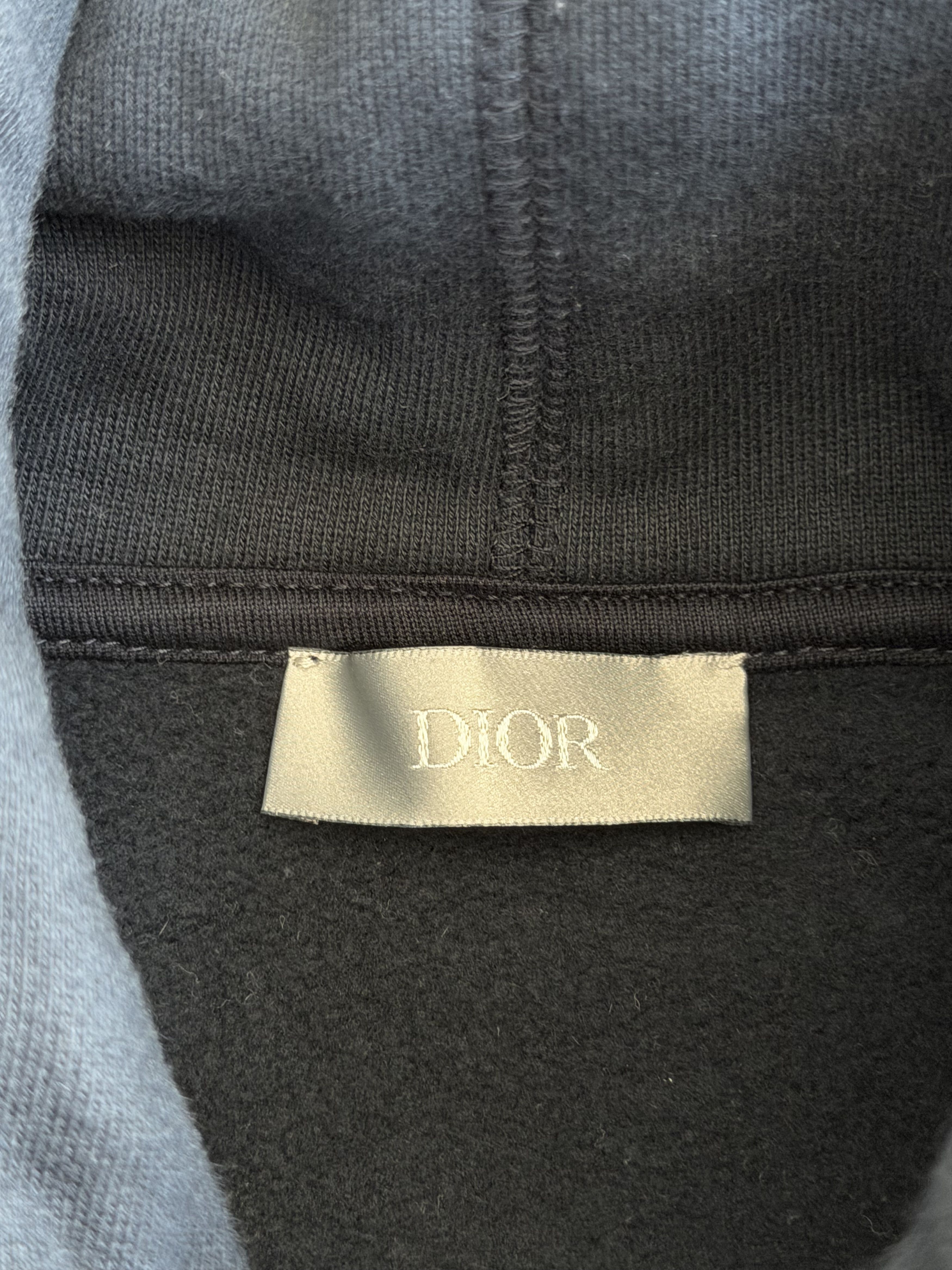 Dior Dior Faded Black & White Atelier Logo Hoodie Size US M / EU 48-50 / 2 - 3 Thumbnail
