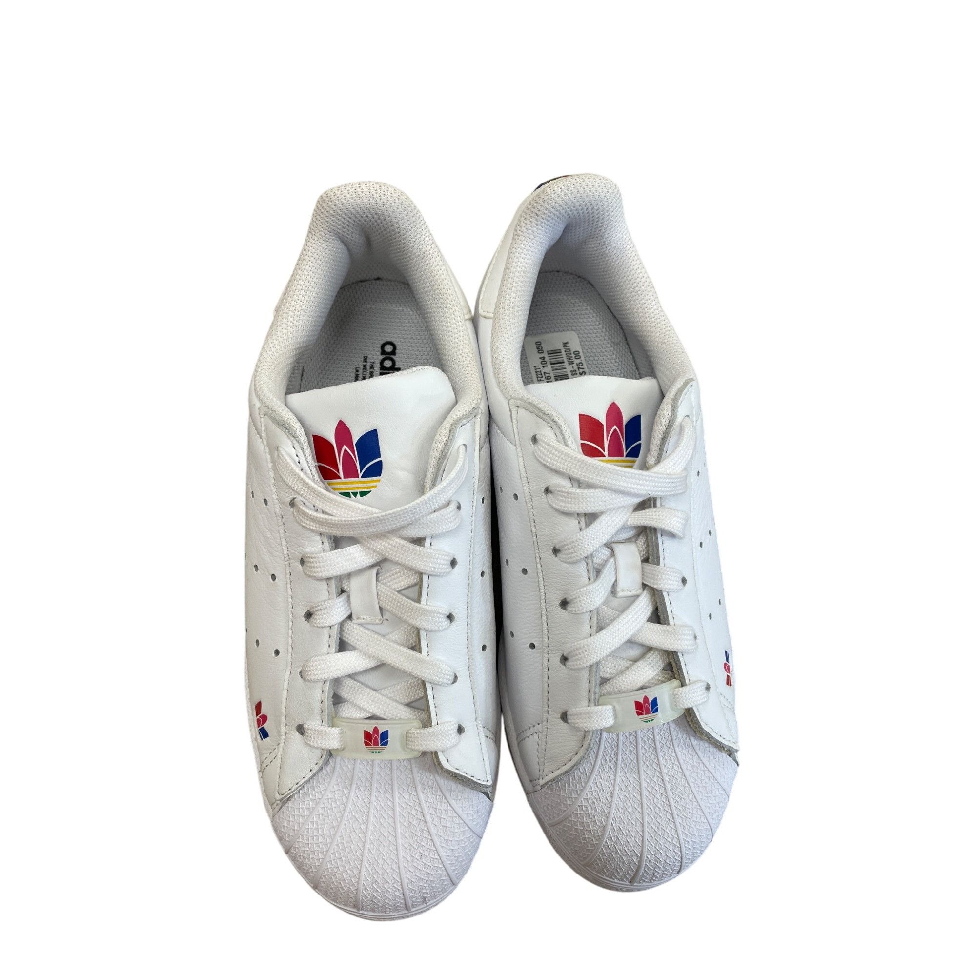 Adidas Adidas Superstar Pure J womans white leather sneakers size 5 Size US 5 / IT 35 - 18 Thumbnail