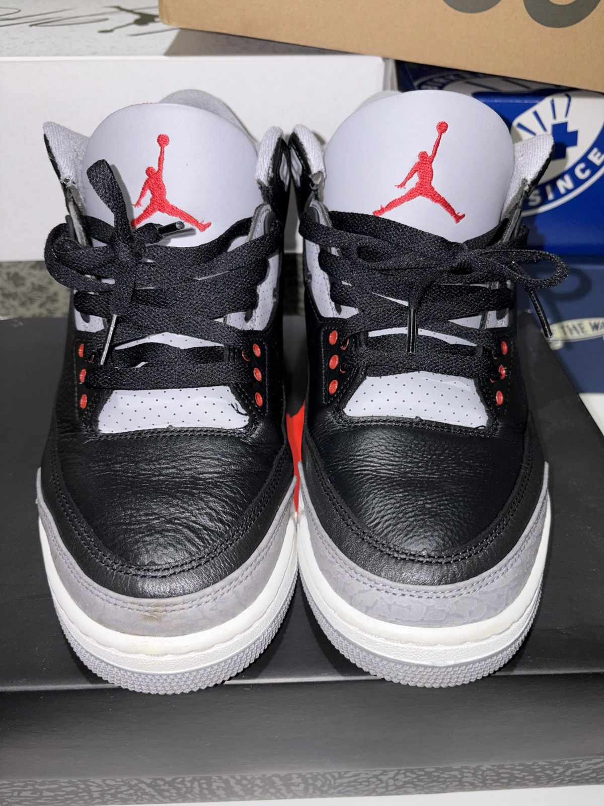 Nike Nike Jordan 3 ‘Black Cement’ Reimagined 2024 Size US 9.5 / EU 42-43 - 2 Thumbnail
