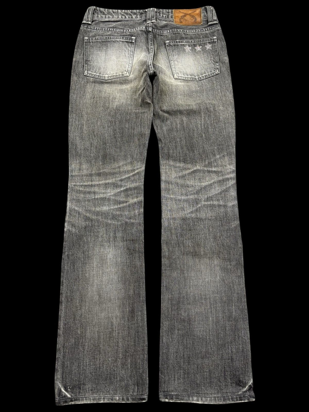 Japanese Brand 💥FLARE💥 roargun Japan Cross Gun Archival Jeans F708 Size US 27 - 2 Thumbnail
