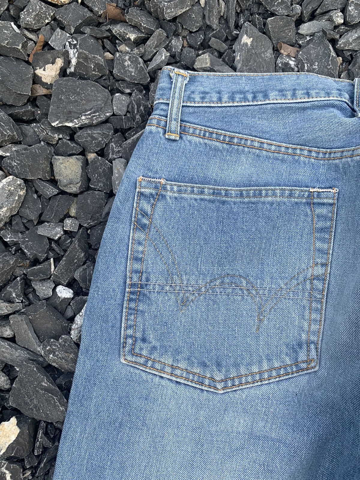 Kapital VINTAGE EDWIN 505X SELVEDGE BAGGY JAPANESE BRAND DENIM Size US 31 - 14 Thumbnail