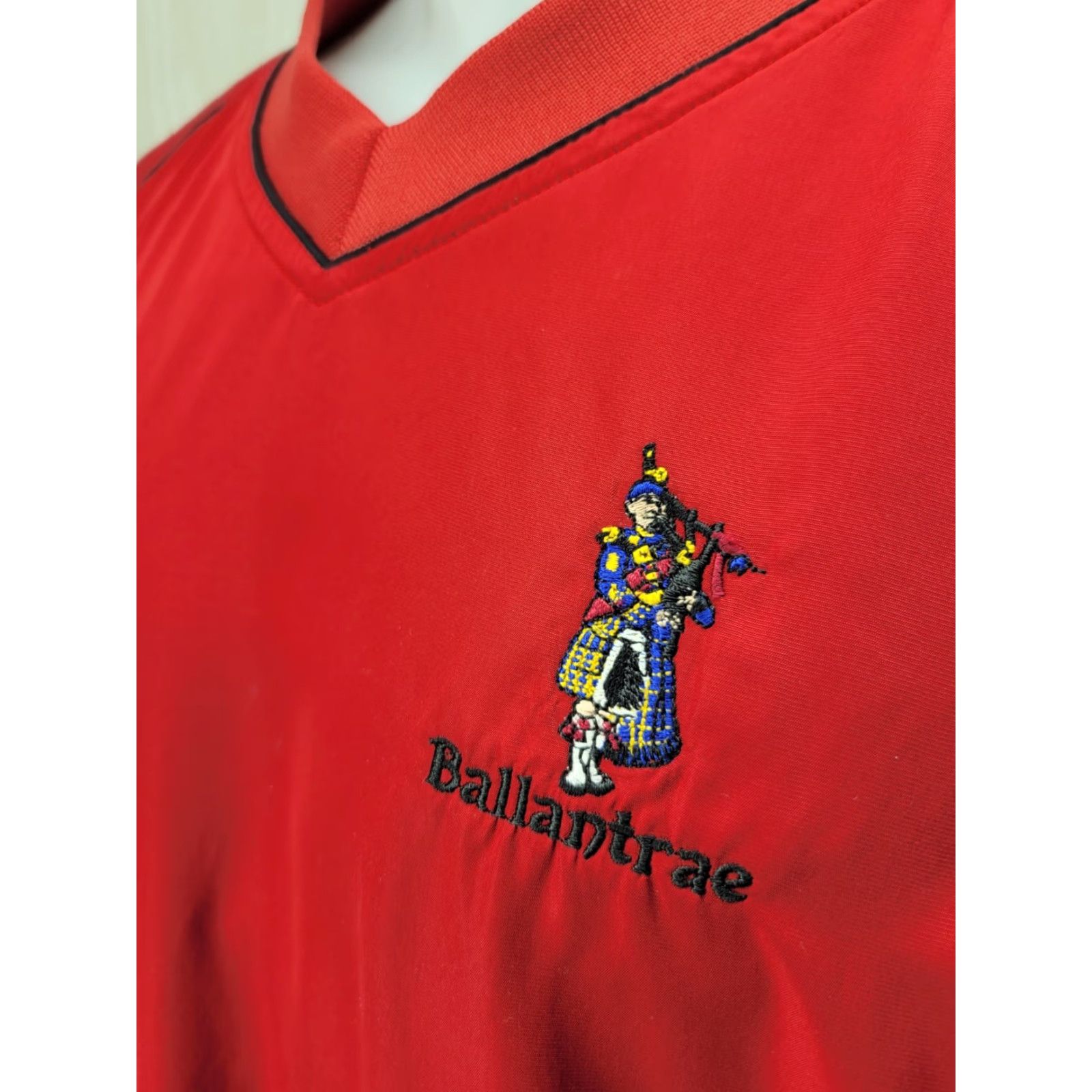 Footjoy Footjoy Ballantrae Golf Windbreaker Jacket Mens Large Red V-Neck Long Sleeve Long Sleeve Shirt? Size US L / EU 52-54 / 3 - 3 Thumbnail