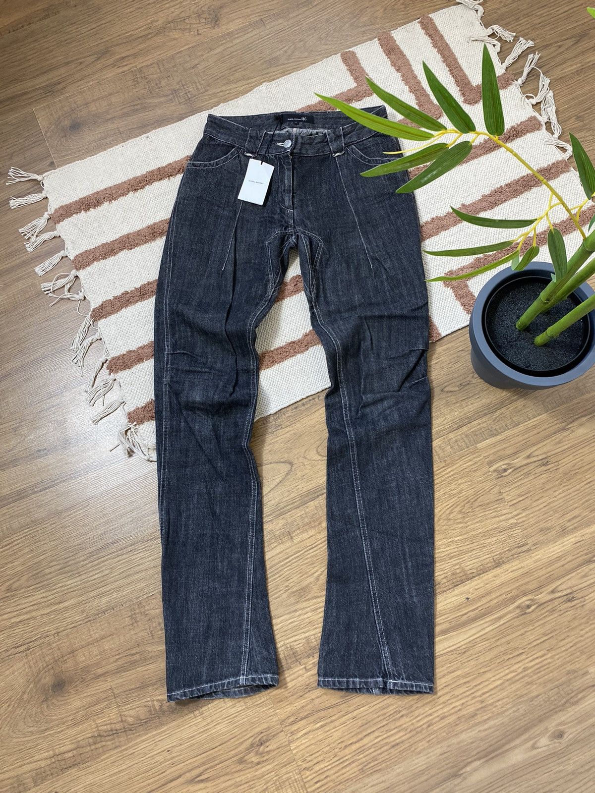 Isabel Marant VINTAGE ISABEL MARANT GRAY DENIM JEANS Size 26" / US 2 / IT 38 - 1 Thumbnail